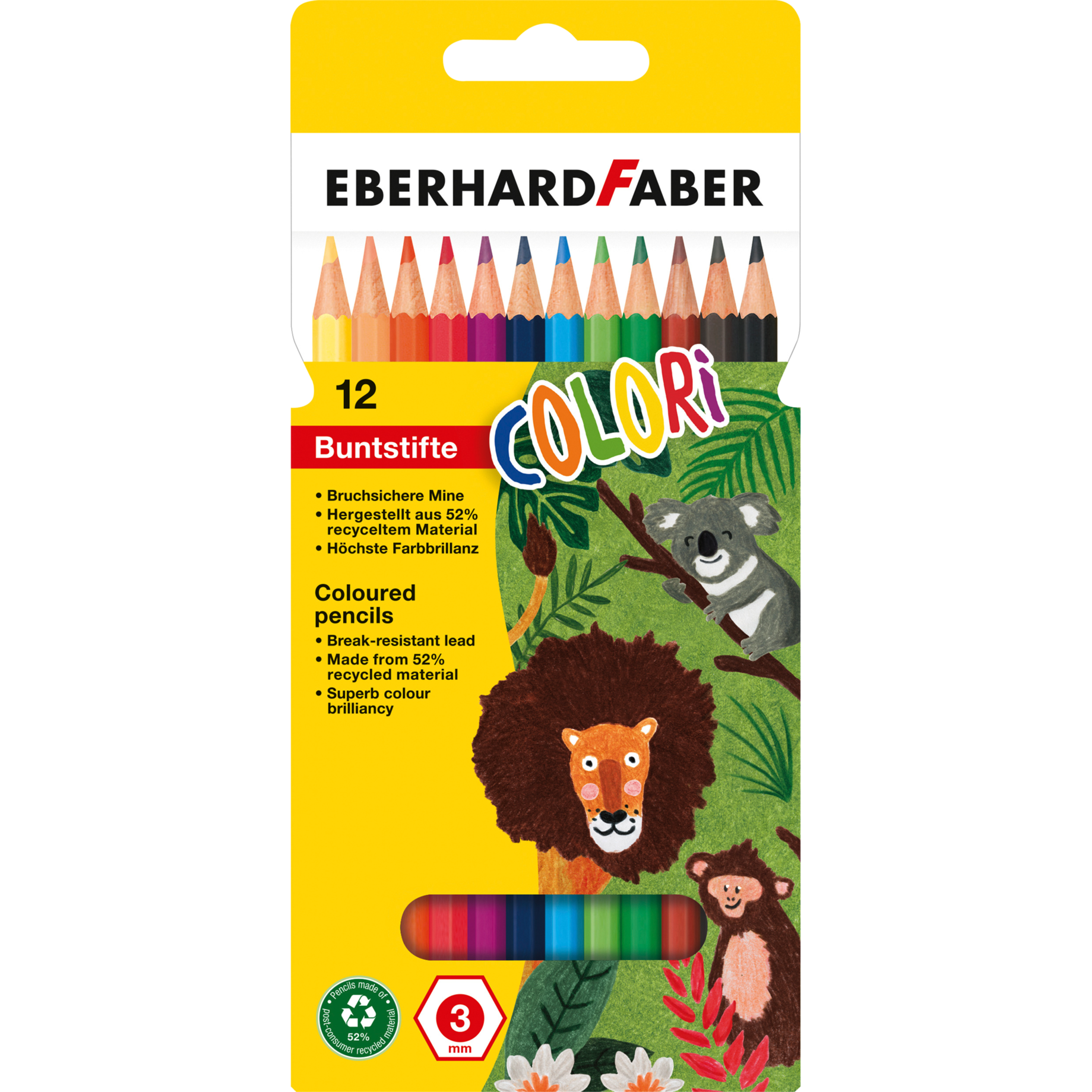 Buntstift COLORi, farbig sortiert
