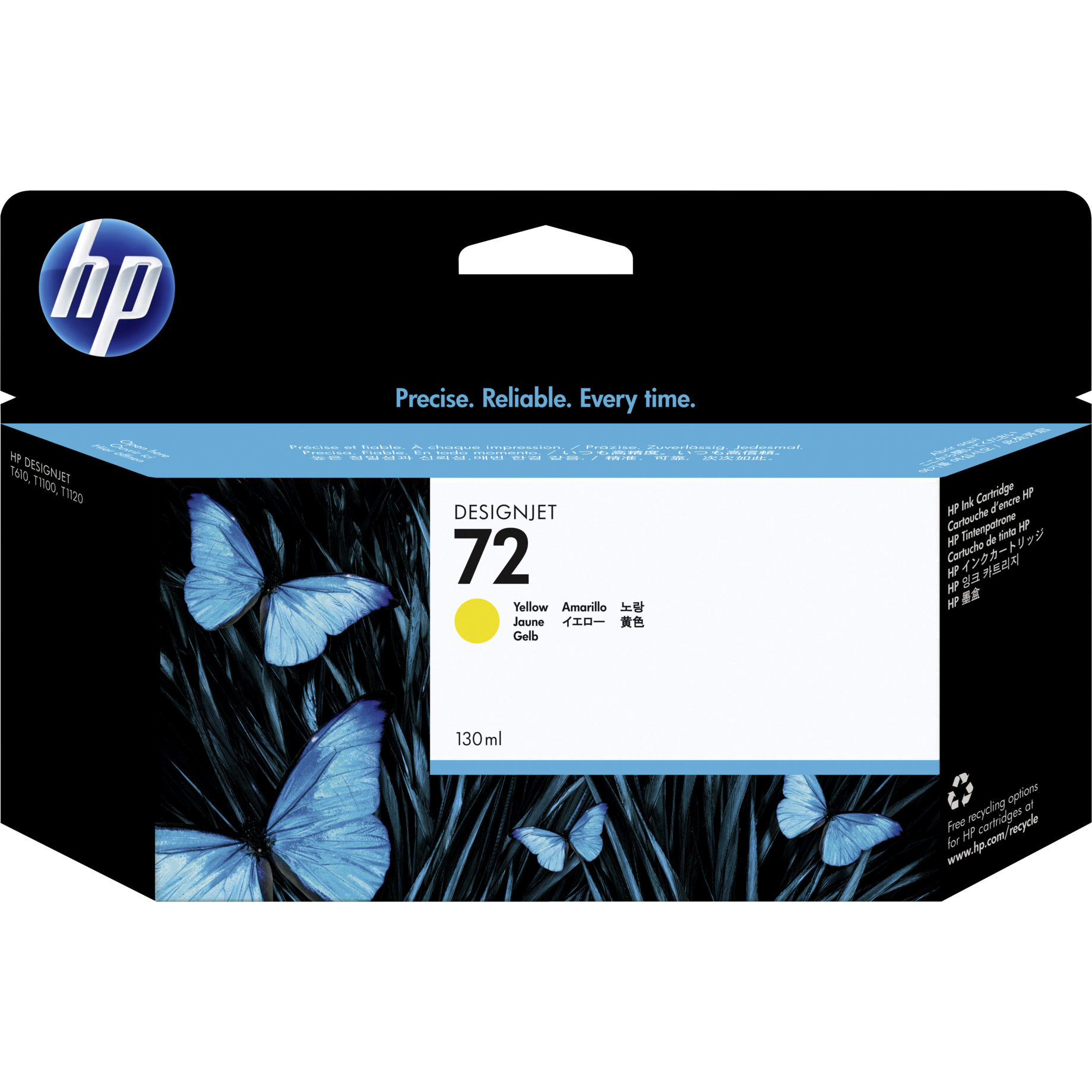 Original HP Tinten für HP DesignJet T610, T620, T700,  T770, T790, T795, T1100, T1120, T1200, T1300, T2300