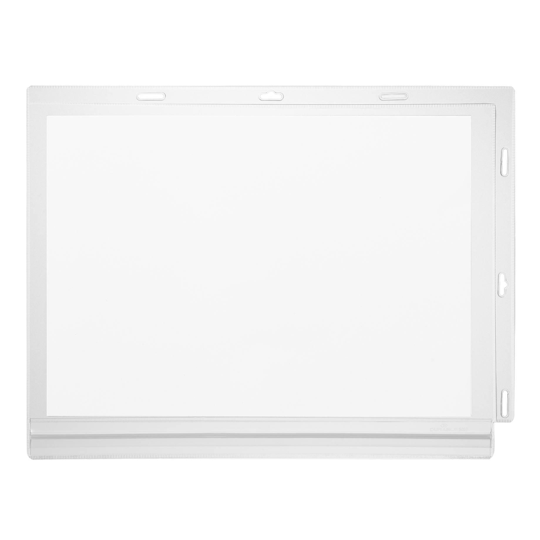 Plakattasche wasserdicht, Fixierung mit Kabelbinder