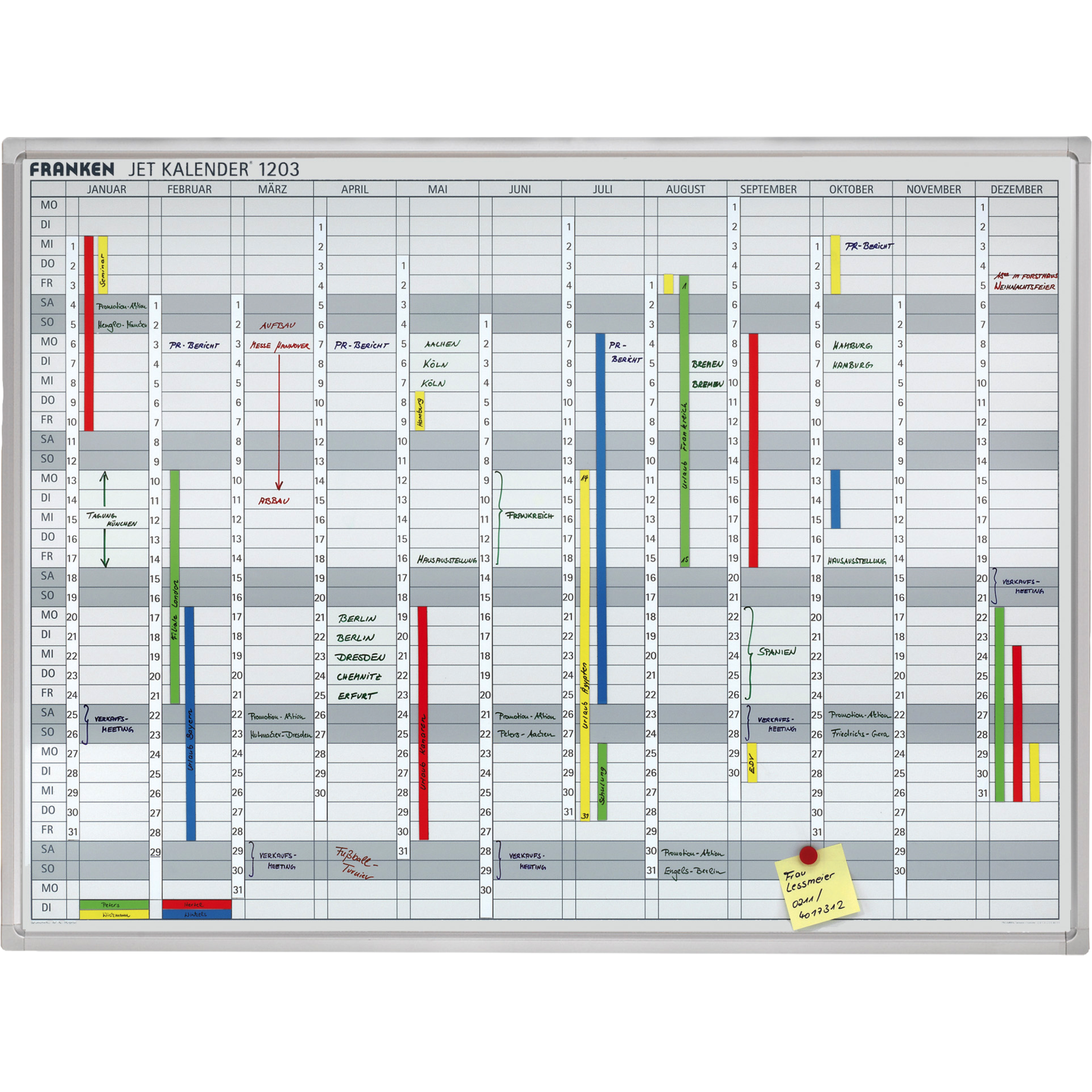 Jahresplaner Jet Kalender 1203