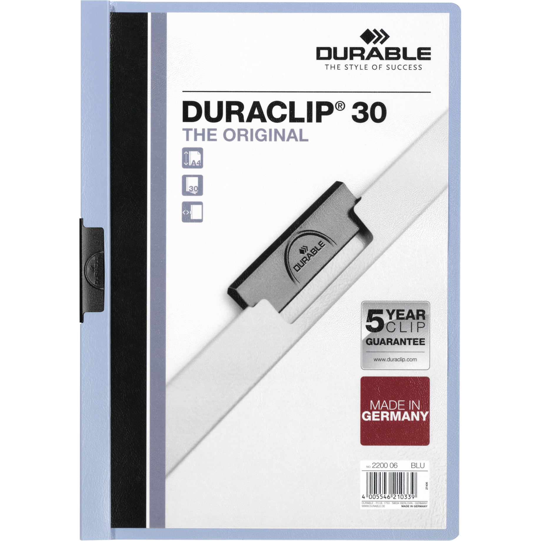 Klemm-Mappe DURACLIP® 30