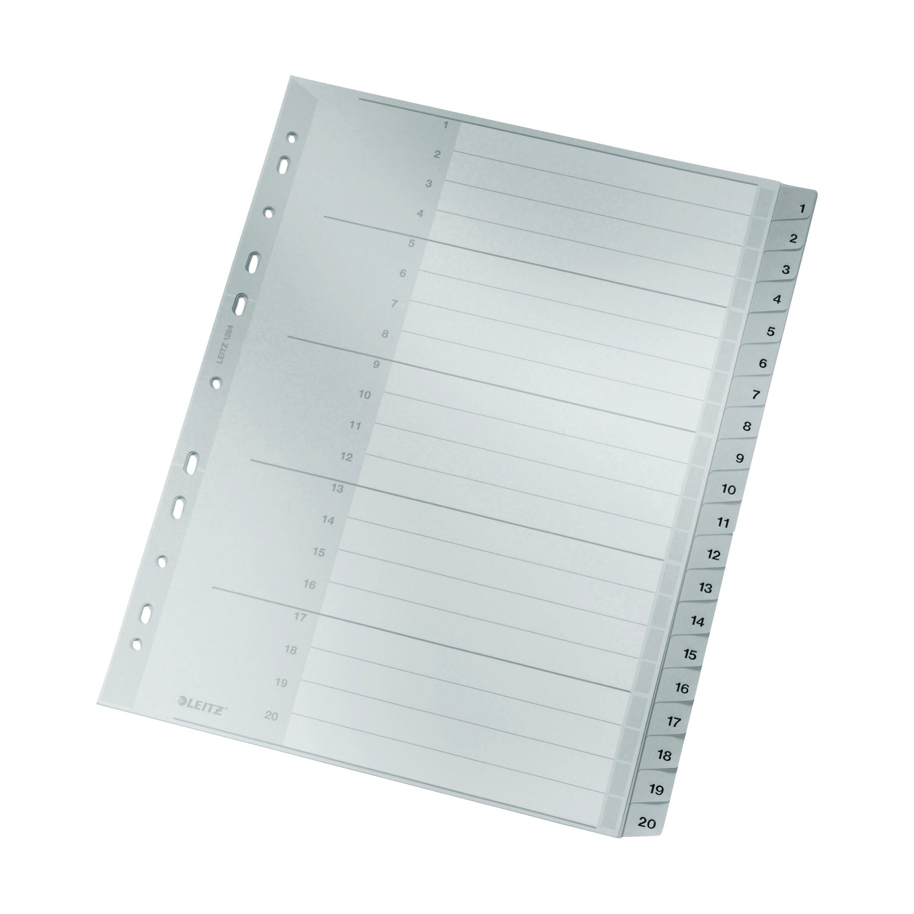 Zahlenregister, Kunststoff