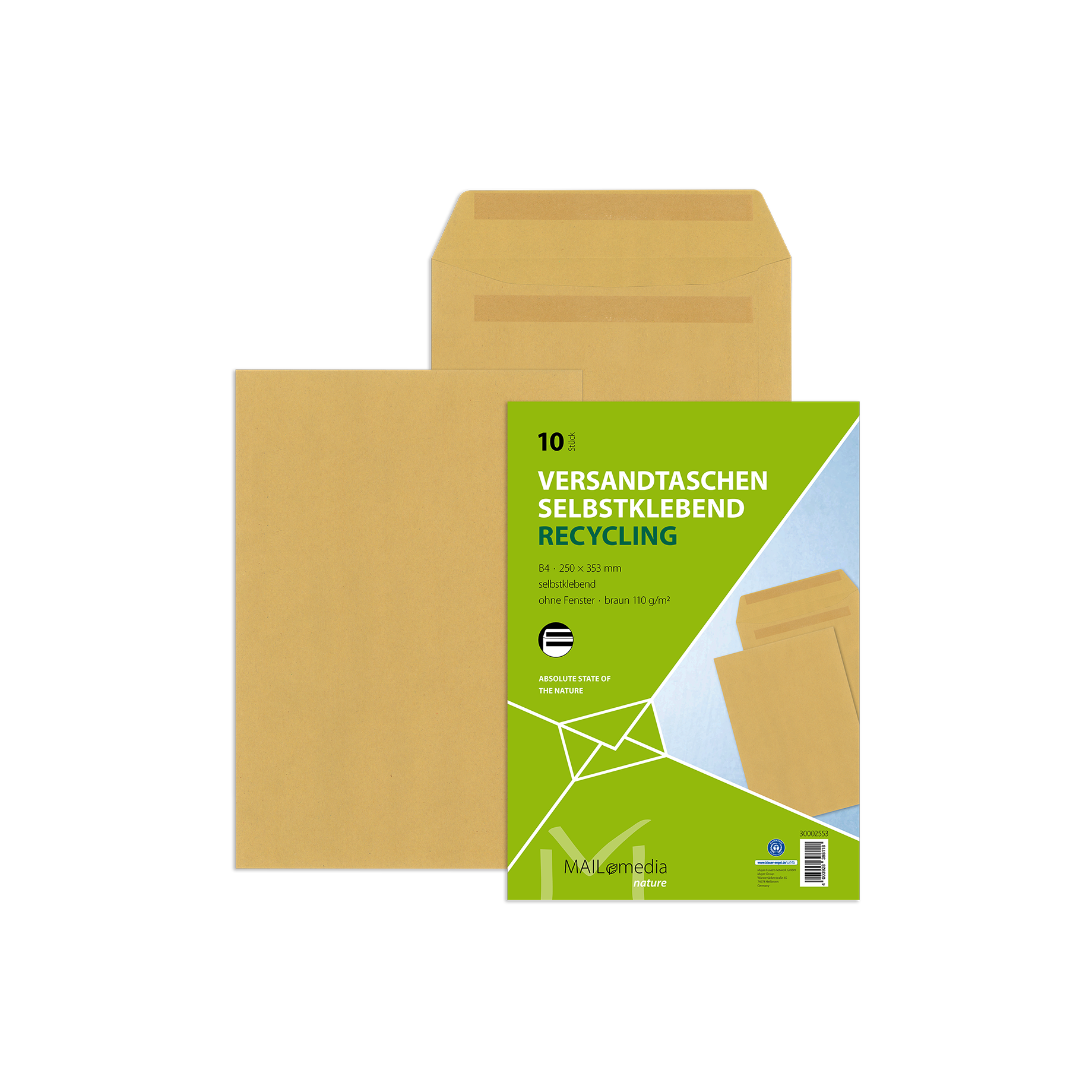 Versandtasche DIN B4 - Kleinpackung