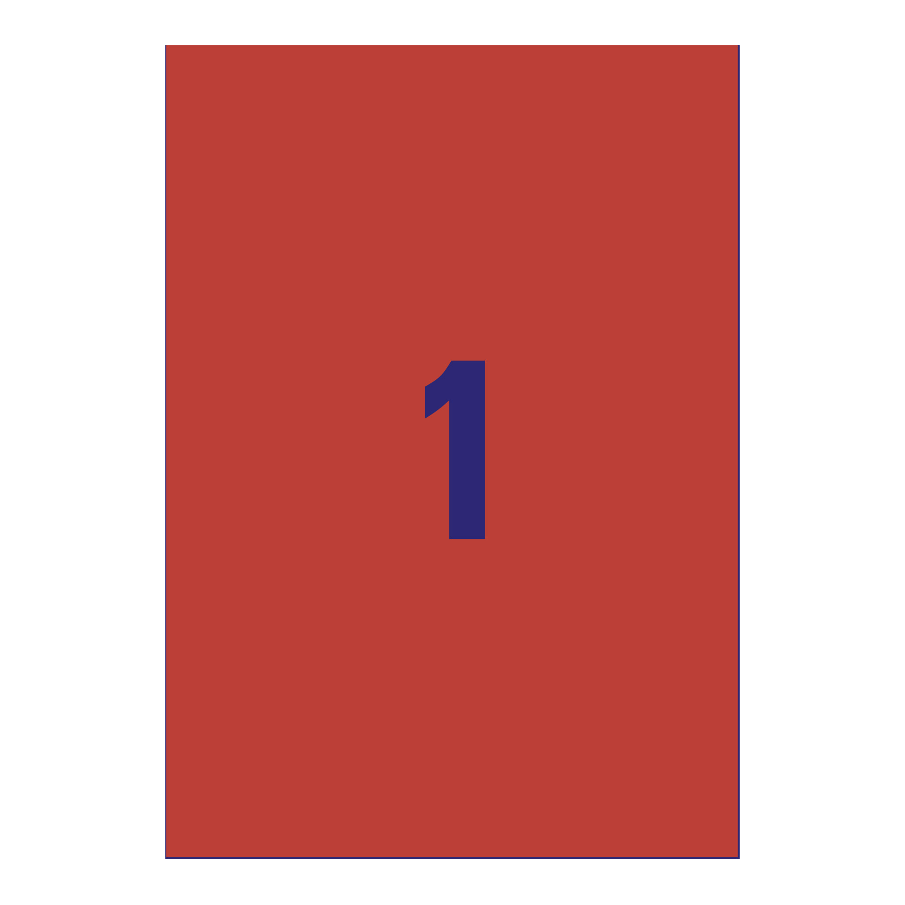 Etikett farbig