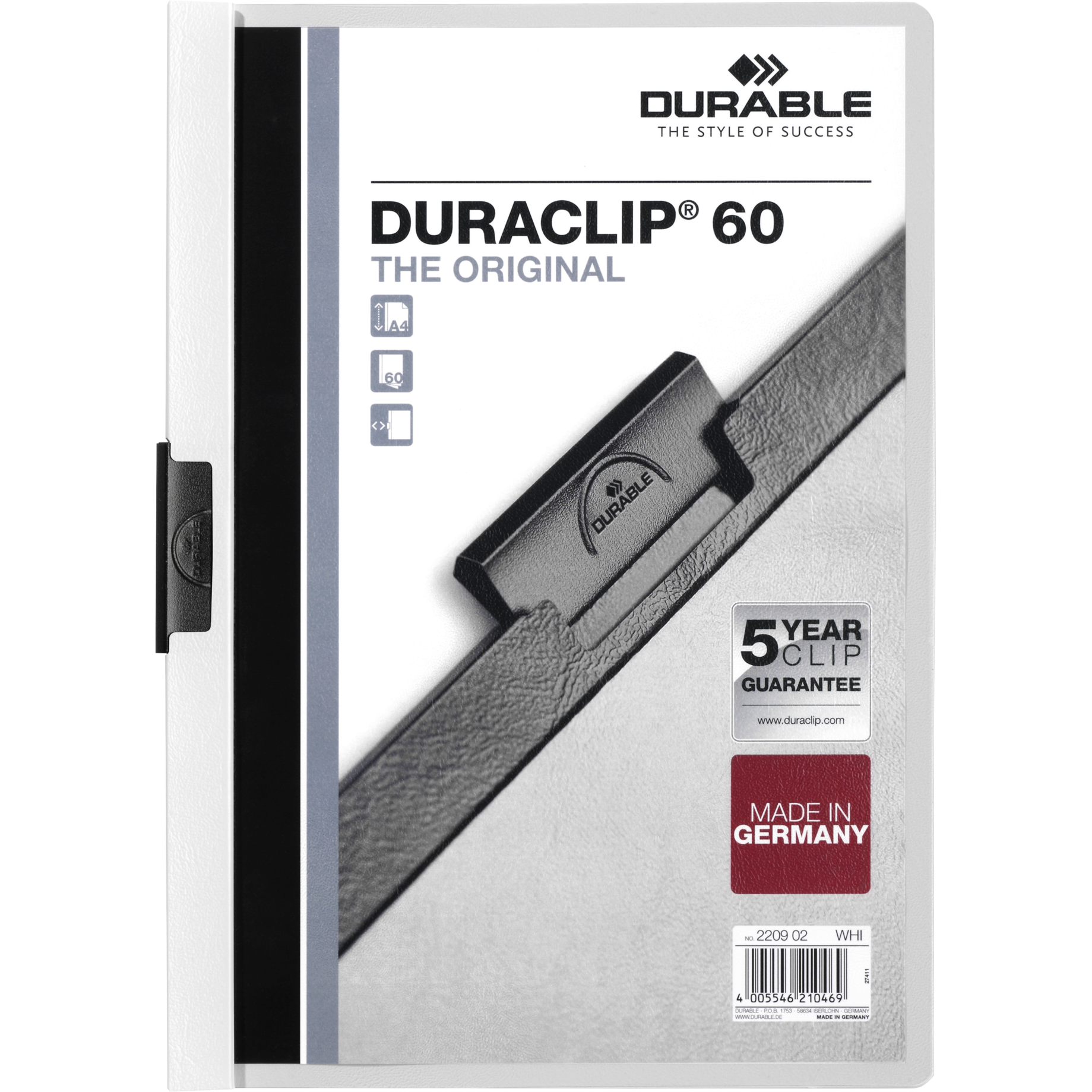 Klemm-Mappe DURACLIP® 60