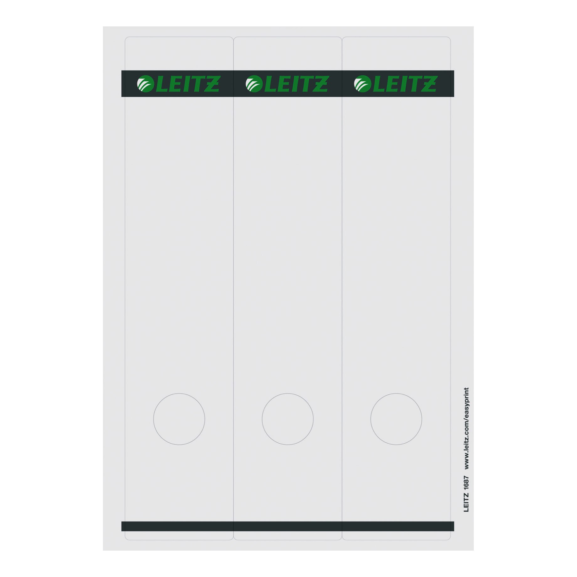 PC-beschriftbares Ordner-Rückenschild