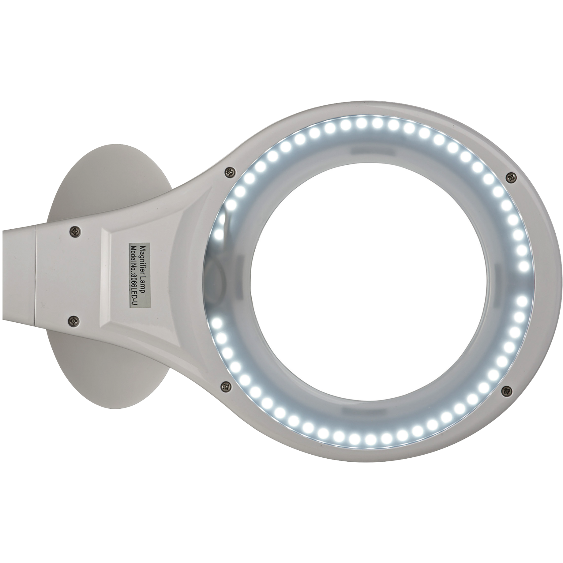 LED-Lupenleuchte MAULmakro, Klemmfuß