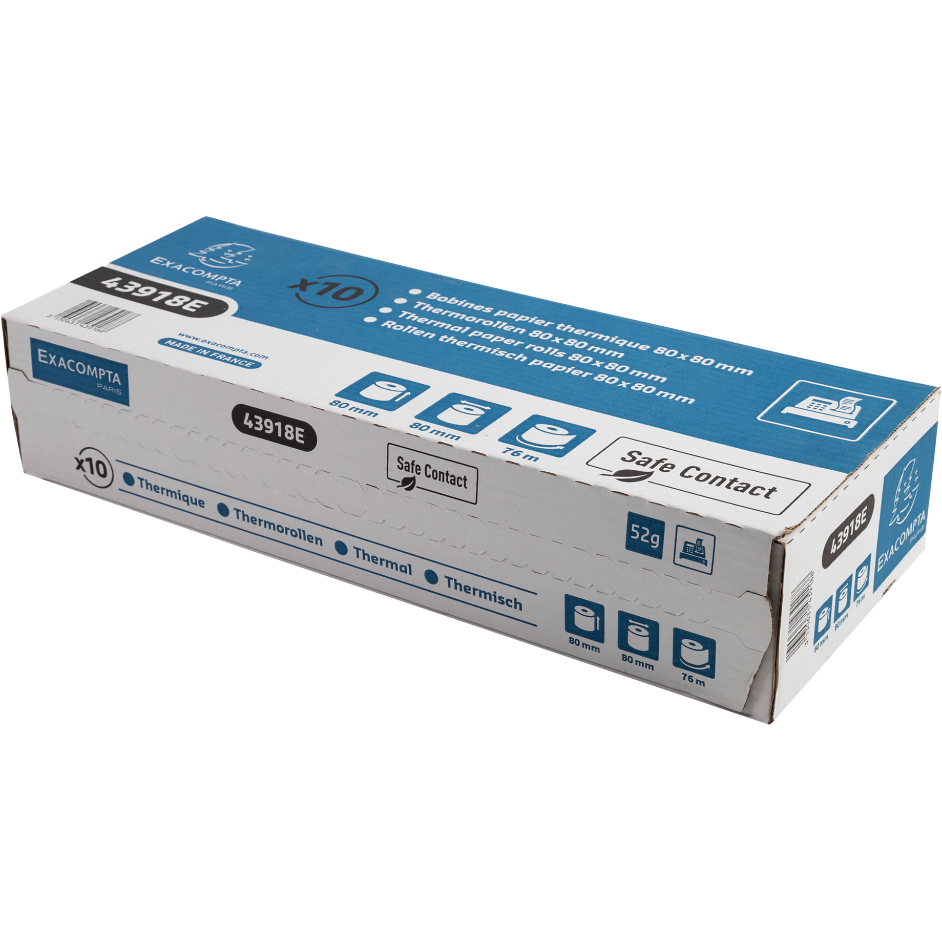 Thermo-Kassenrolle Safe Contact, phenolfrei, BPA-frei