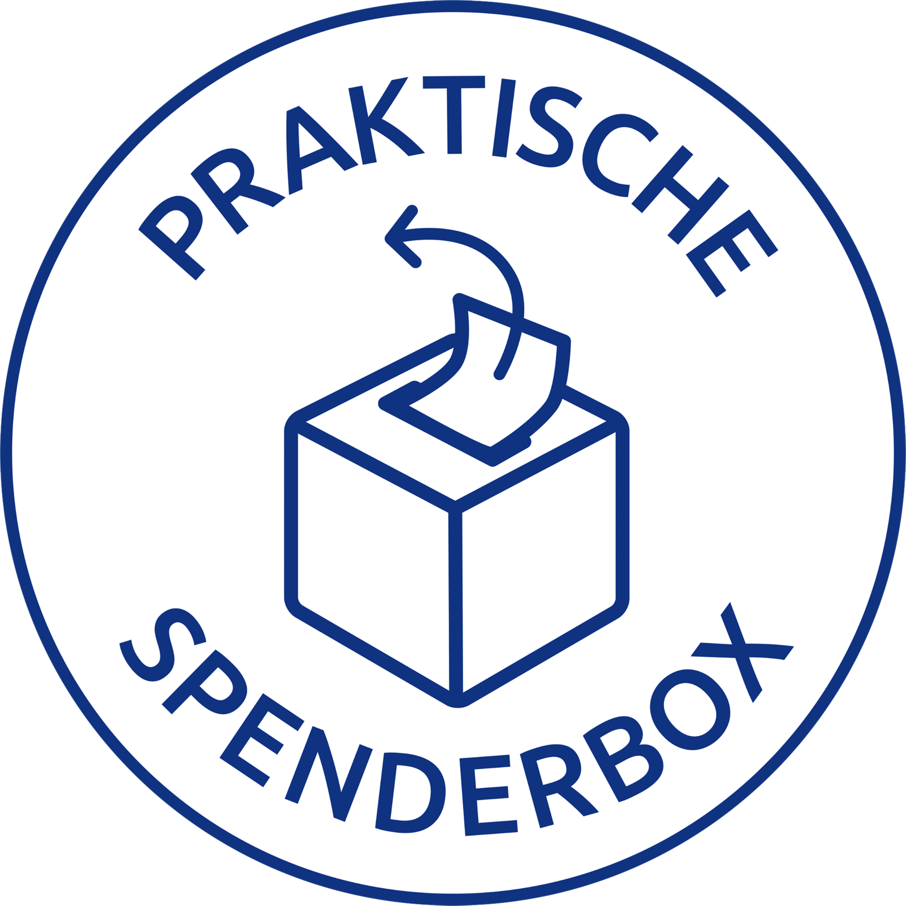 Markierungspunkte auf Rolle
