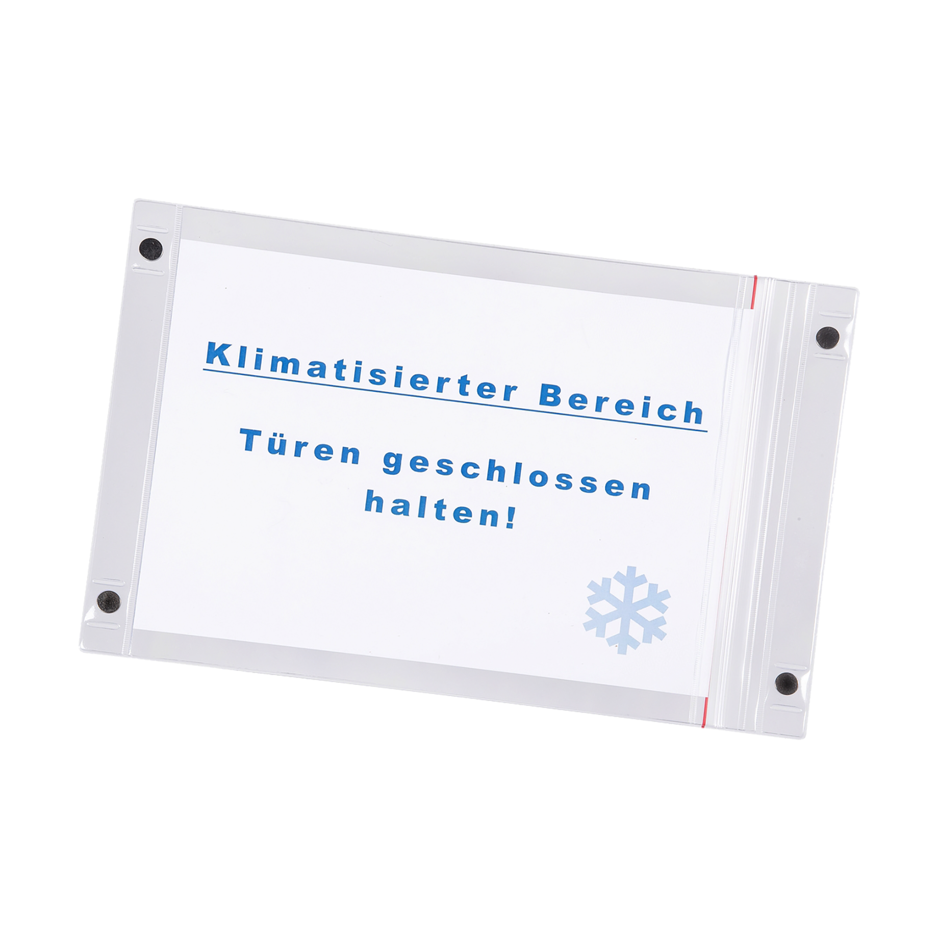 Magnettasche mit Druckverschlussband