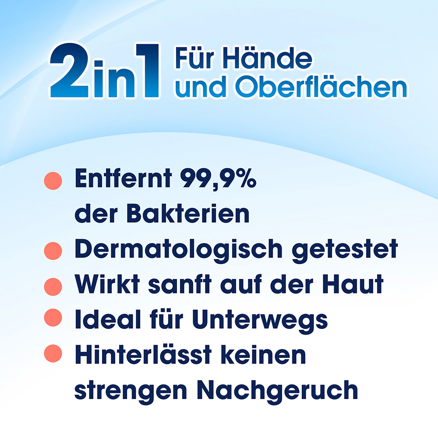Desinfektionstuch 2in1
