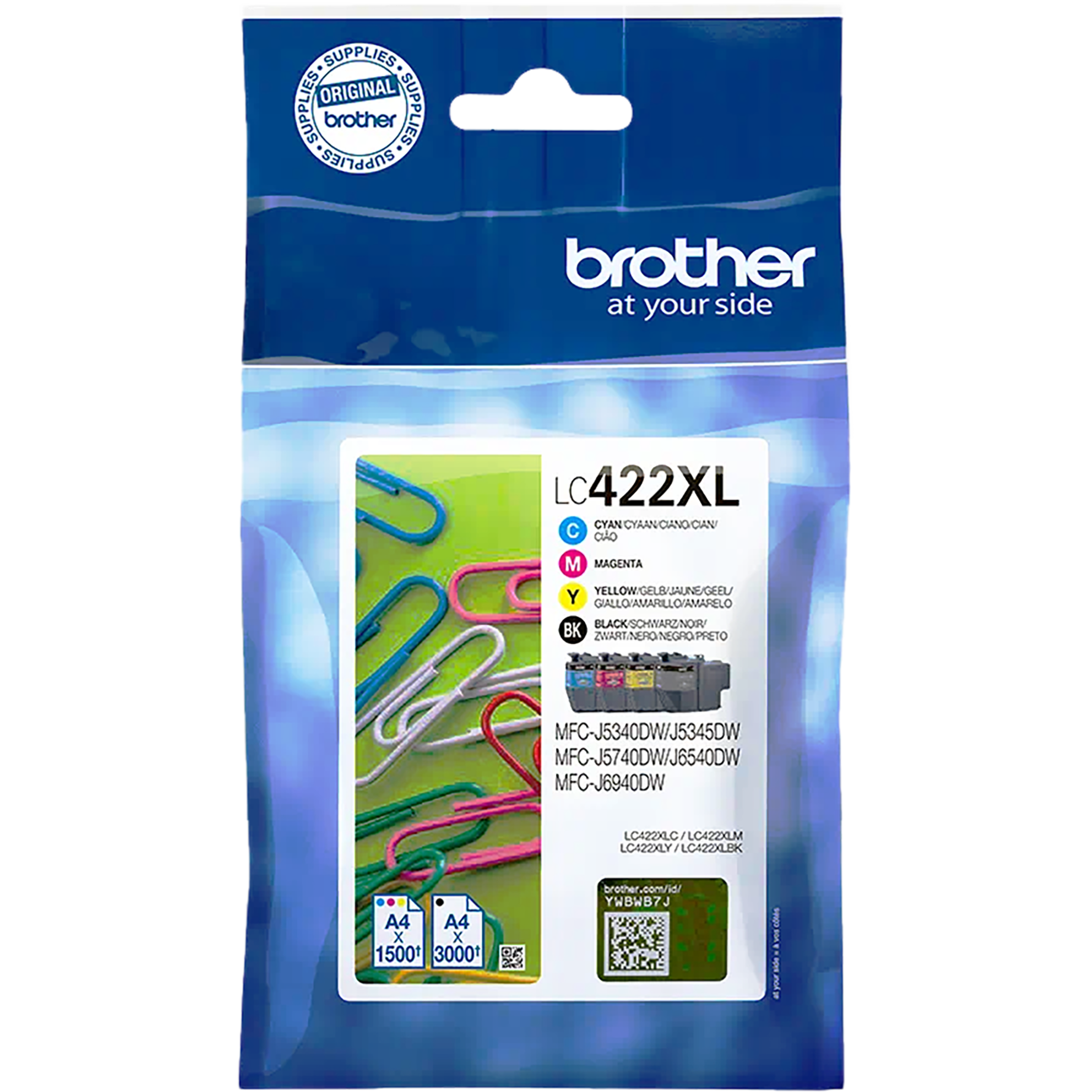 Inkjetpatrone LC-422XL Value Pack
