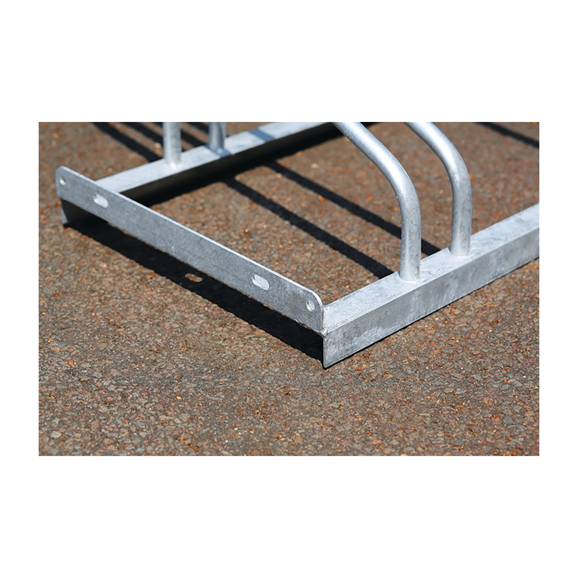 Fahrradbügelparker 1-seitig 90 ° verzinkt