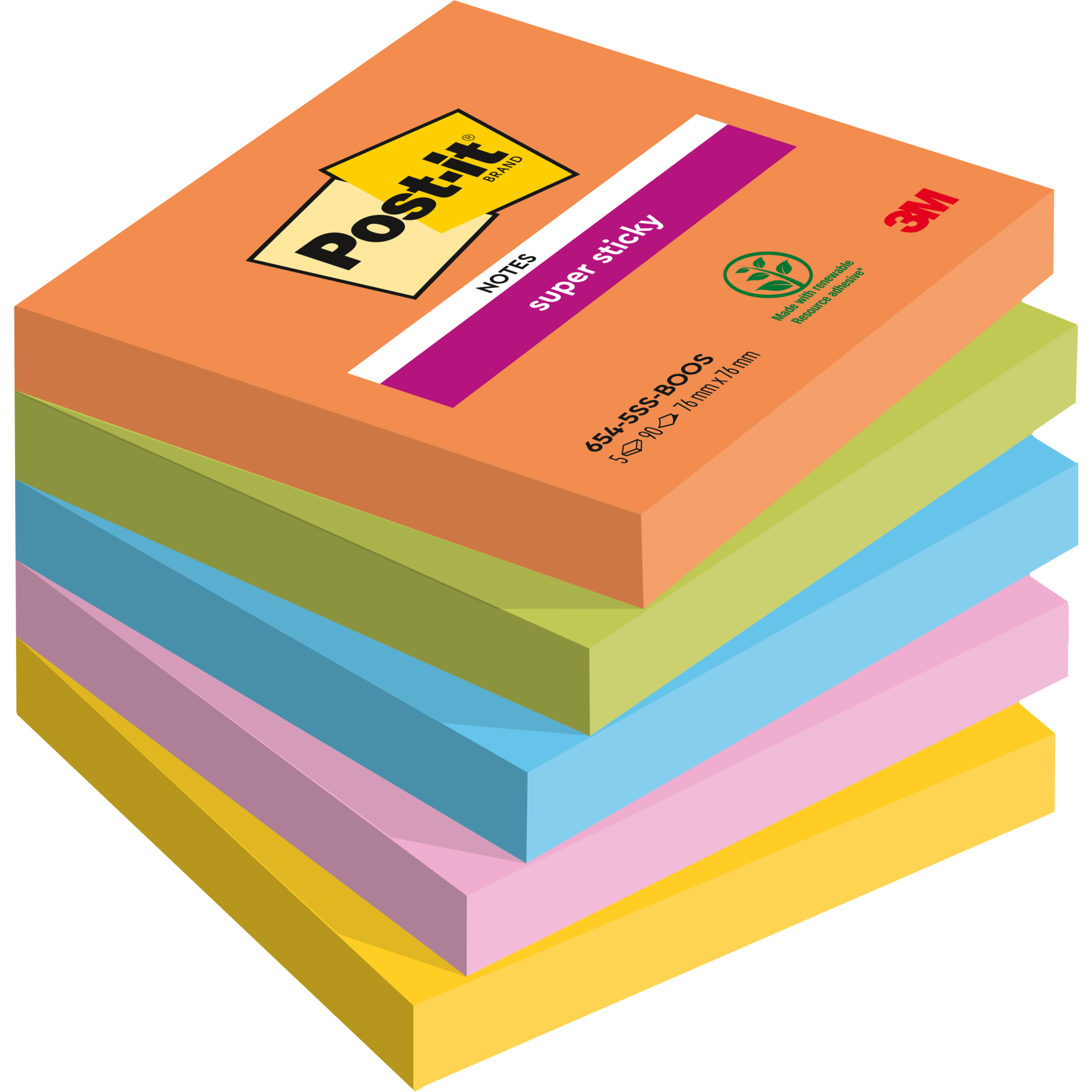 Post-it® Super Sticky Notes Boost Collection