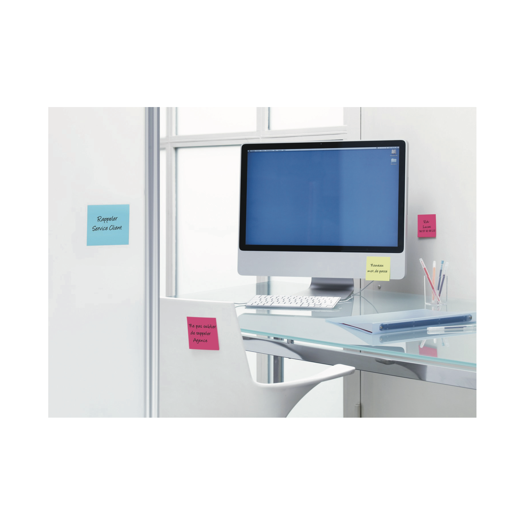 Super Sticky Notes, farbig