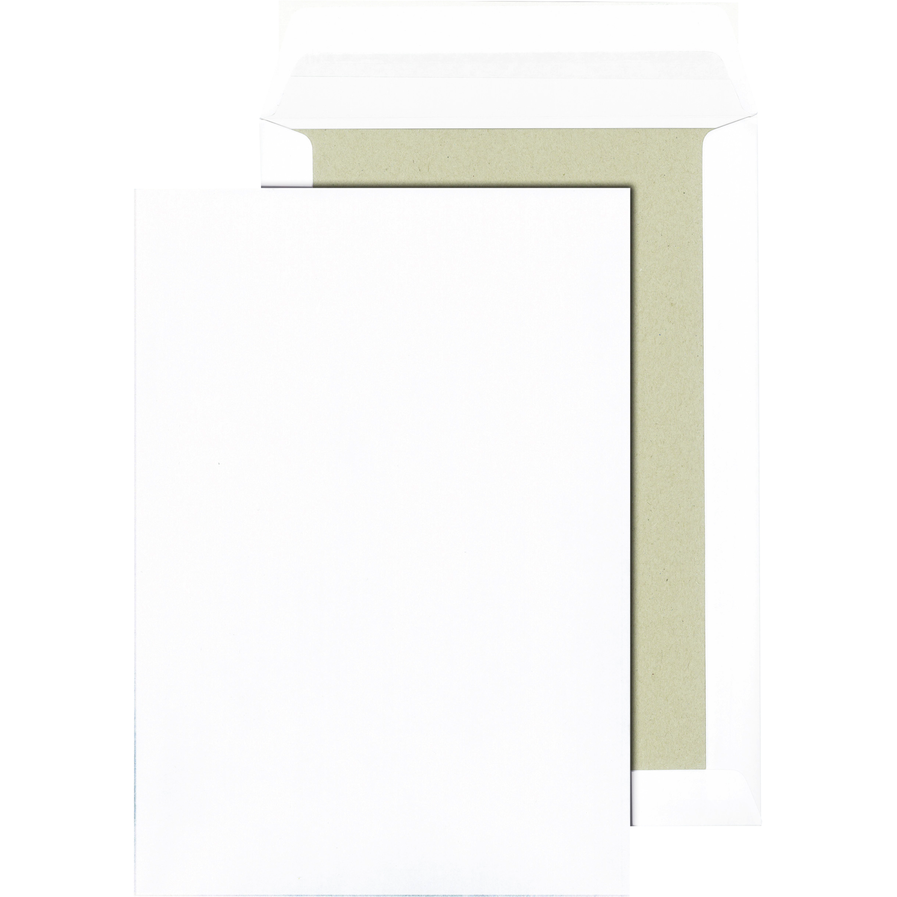 Versandtasche mit Papprückwand