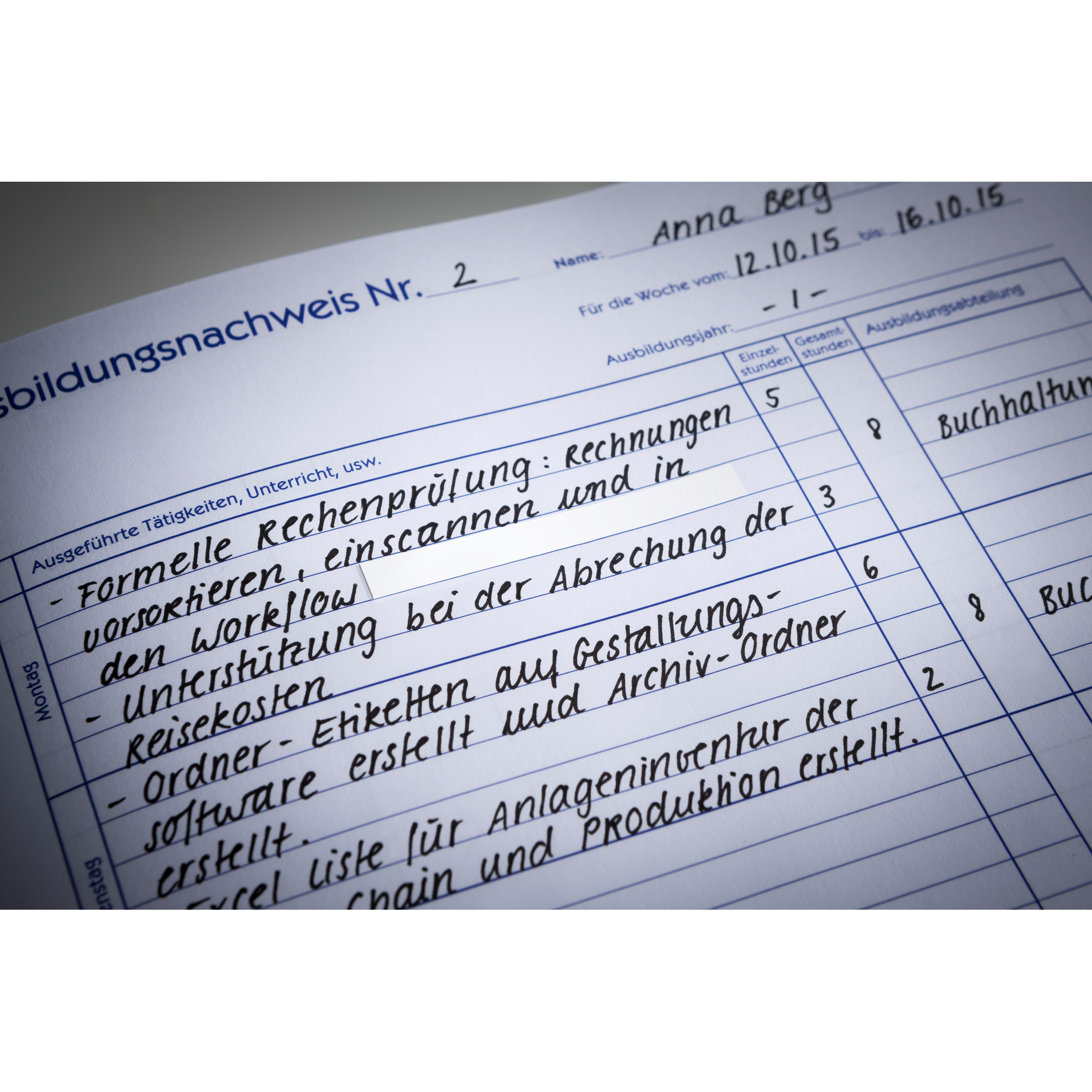 Korrektur- und Abdeckband