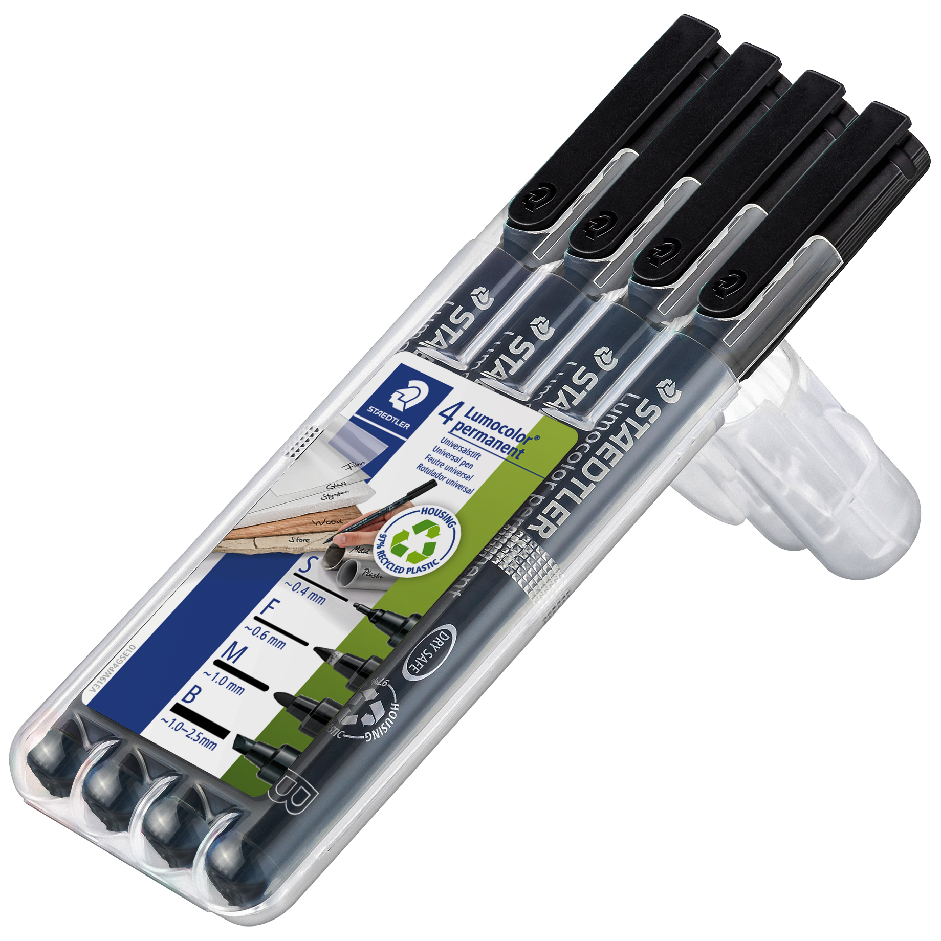Lumocolor® permanent Faserschreiber 31-9WP4GS