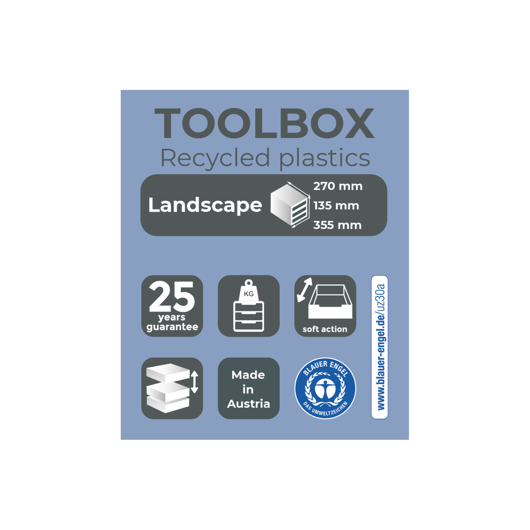 Schubladenbox TOOLBOX MINI
