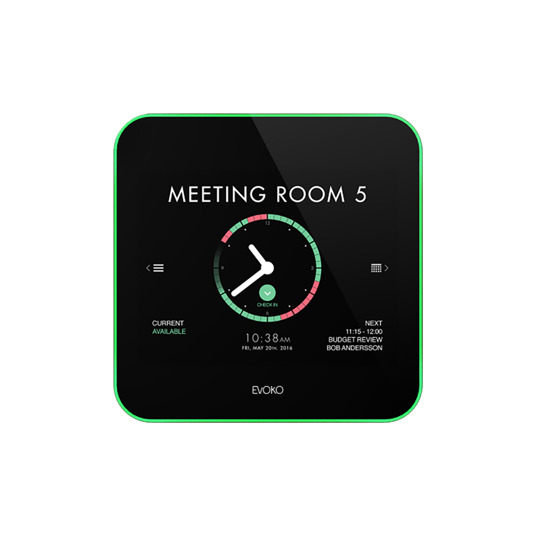 Digitales Türschild 8" LISO Raum Manager