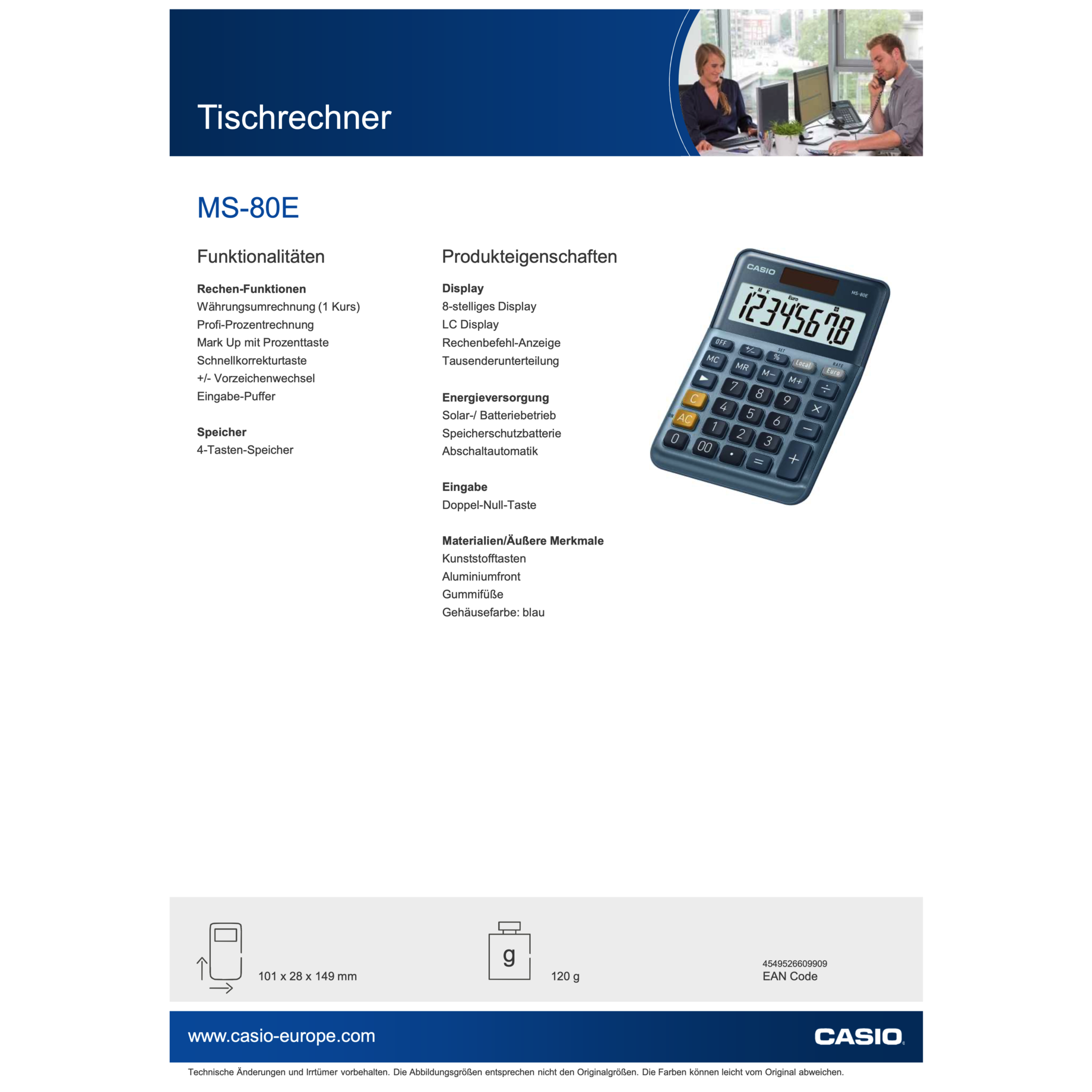 Tischrechner MS-80 E