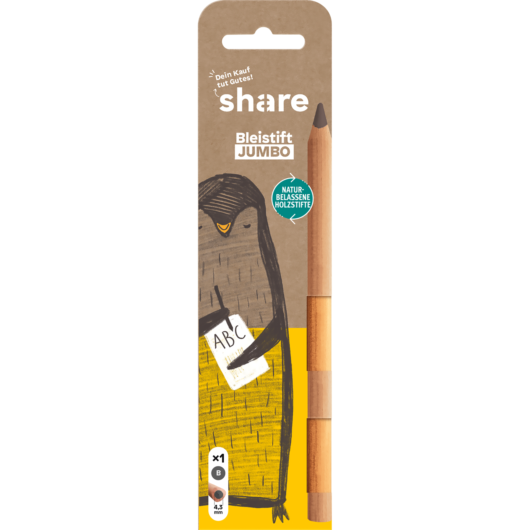 Bleistift Jumbo 1er-Blister