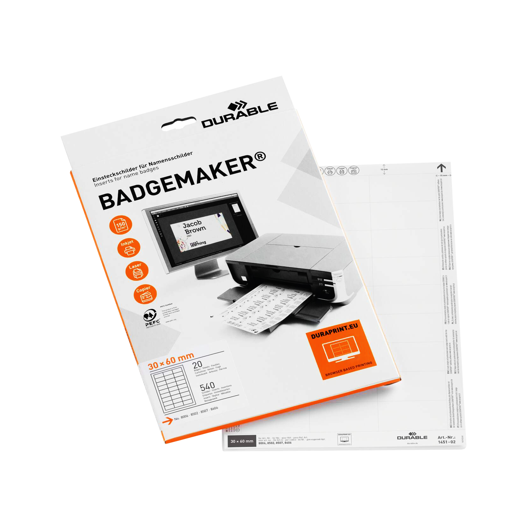 Einsteckschild BADGEMAKER®