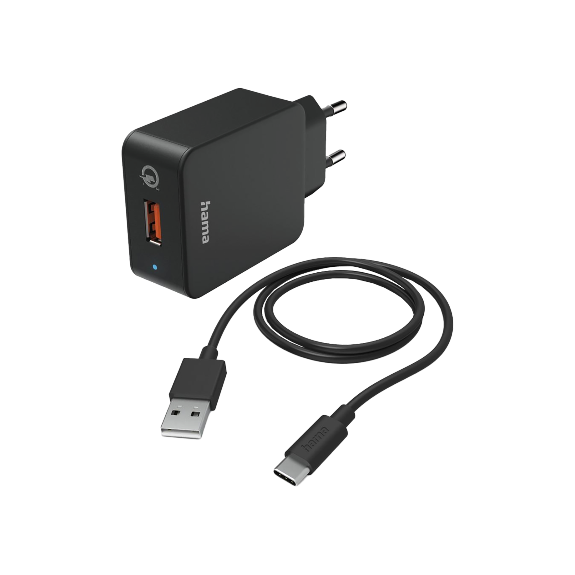 Schnellladegerät mit Ladekabel