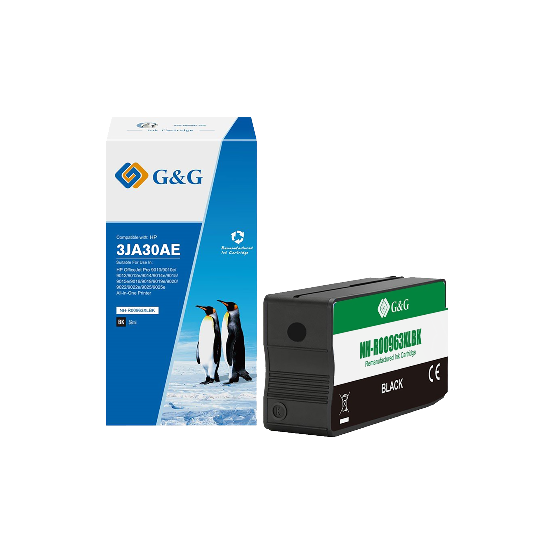 Inkjetpatrone kompatibel zu HP 936XL