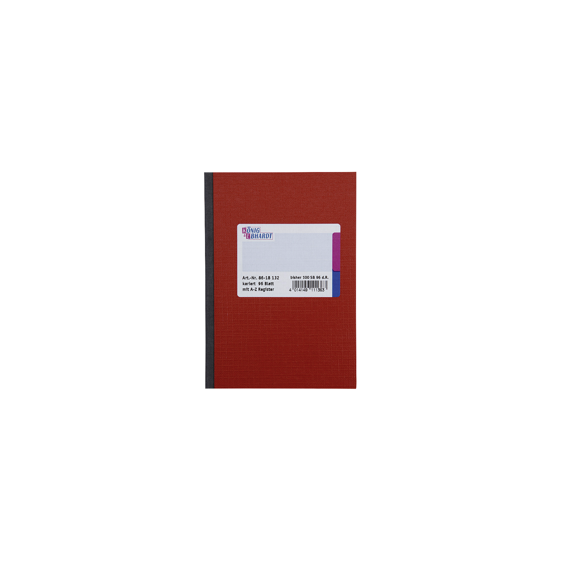 Geschäftsbuch mit Register DIN A6