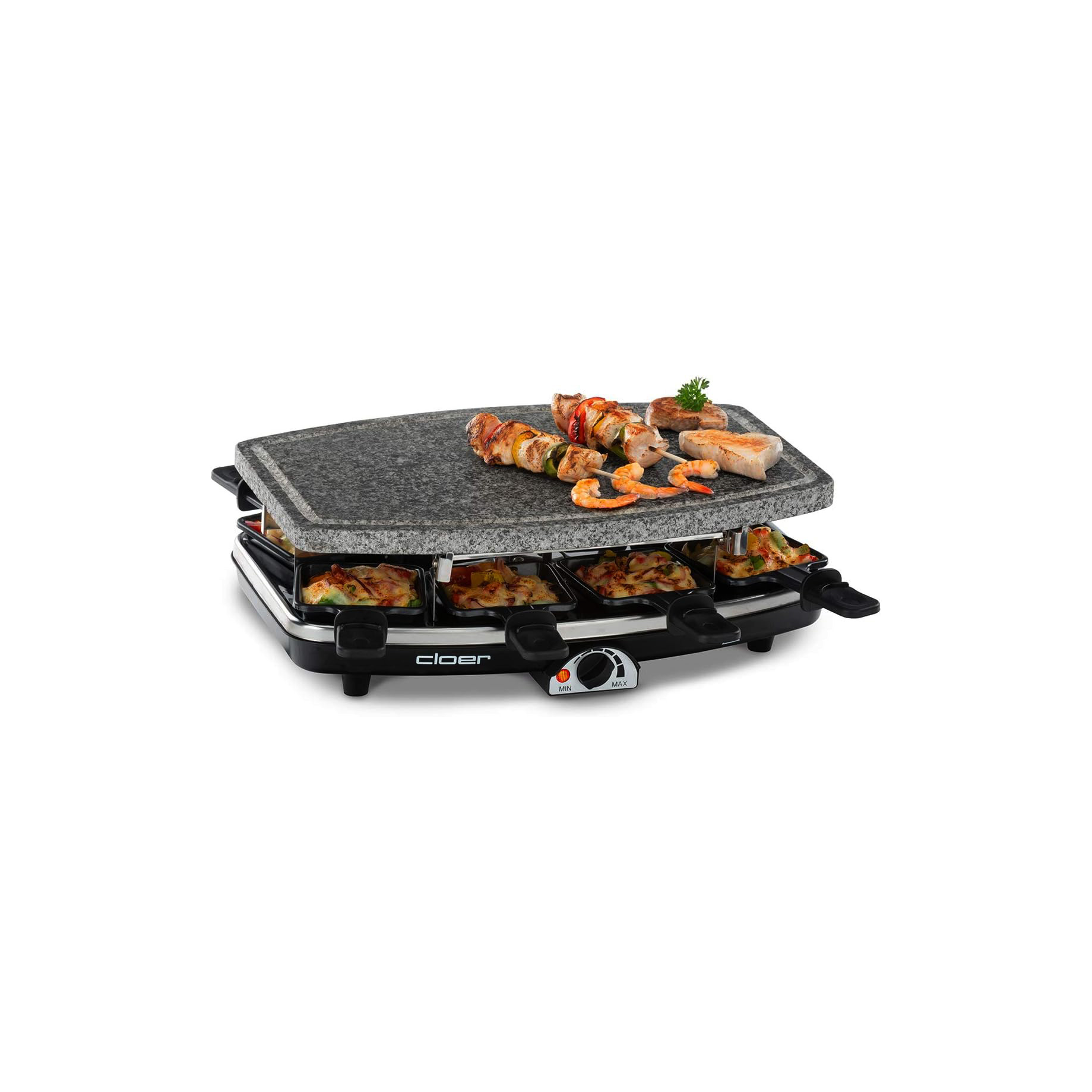 Raclette Grill 6430 mit Naturstein