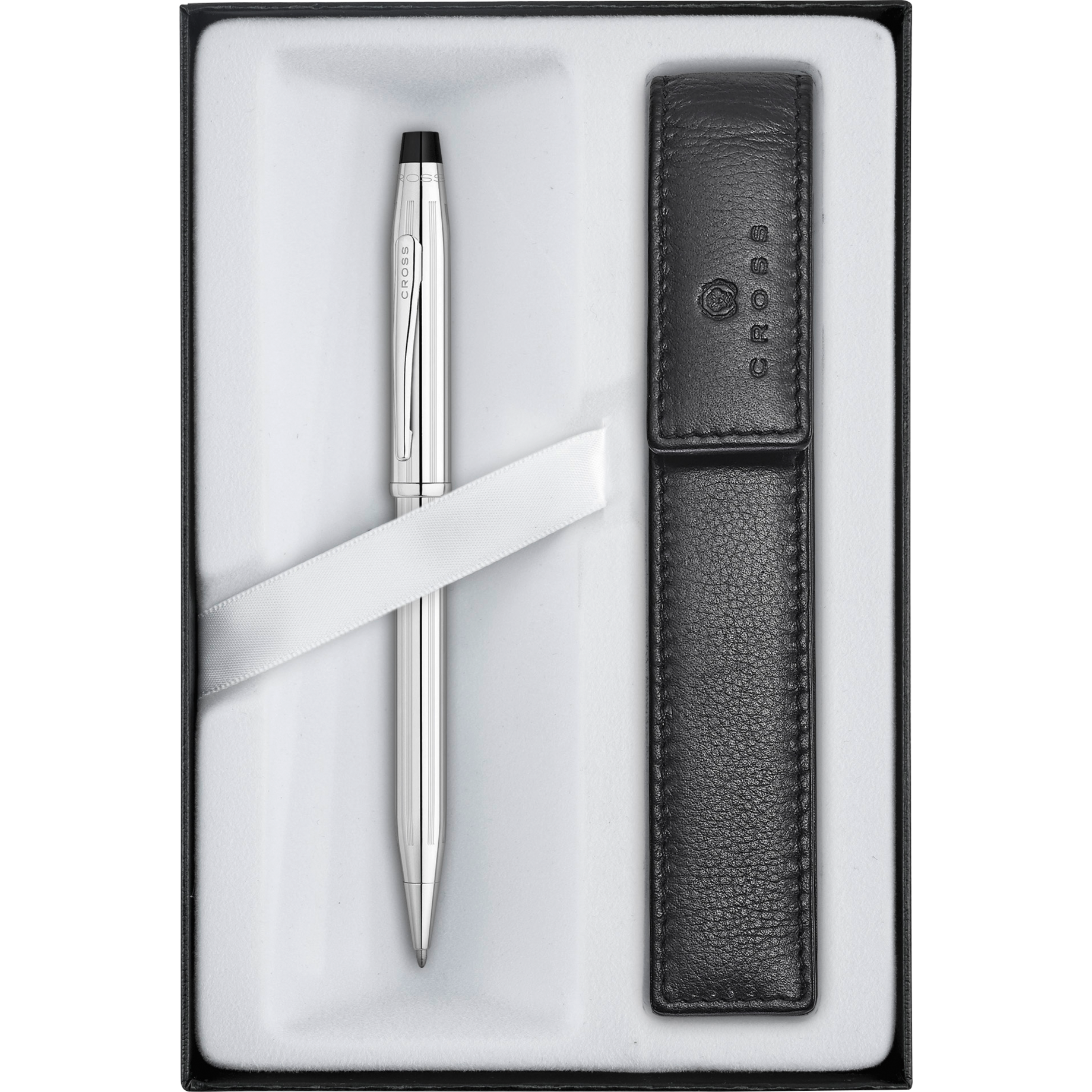 Kugelschreiber Century II Glanz-Chrom in Geschenkbox