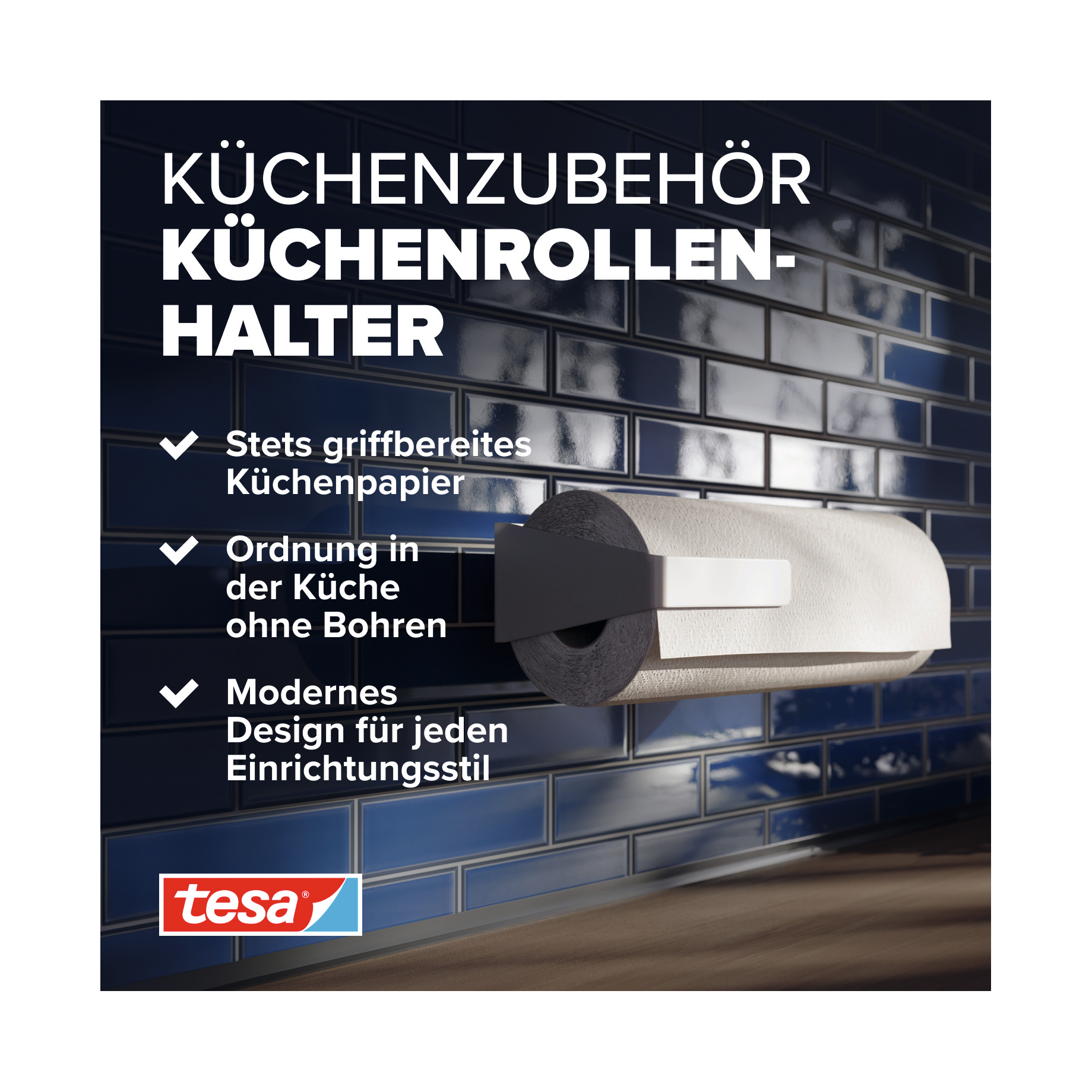 Küchenzubehör Rollenhalter Set