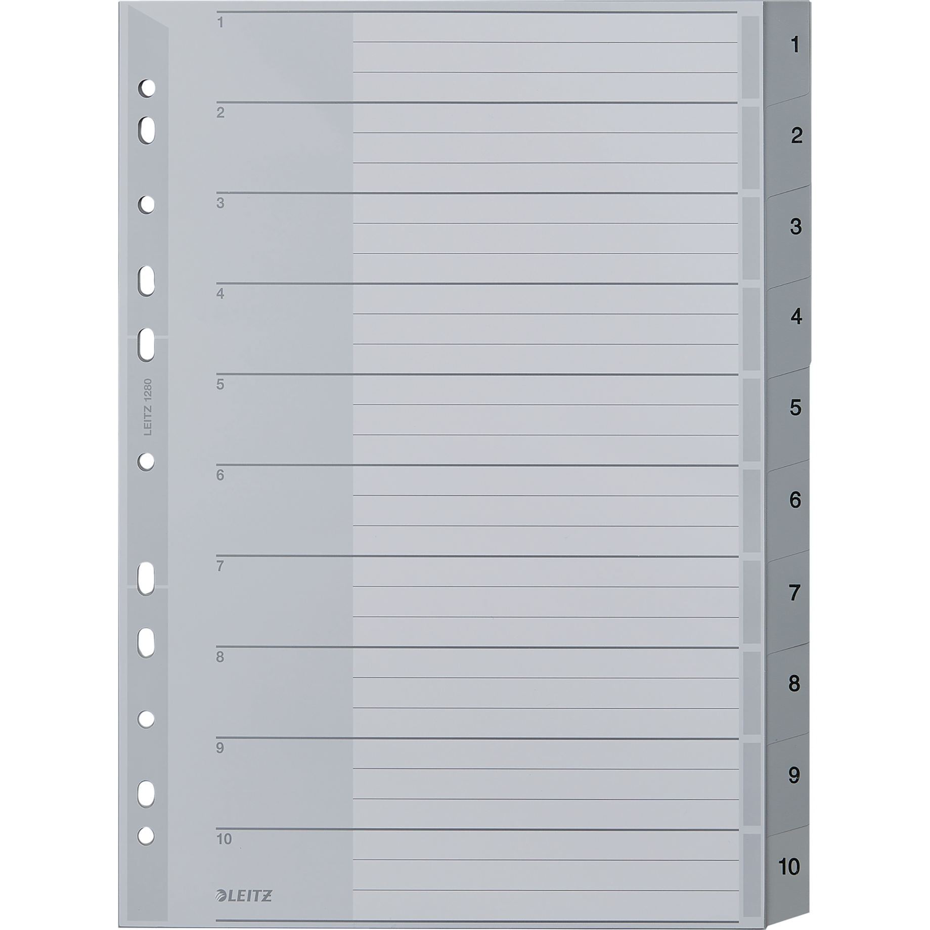Zahlenregister, Kunststoff