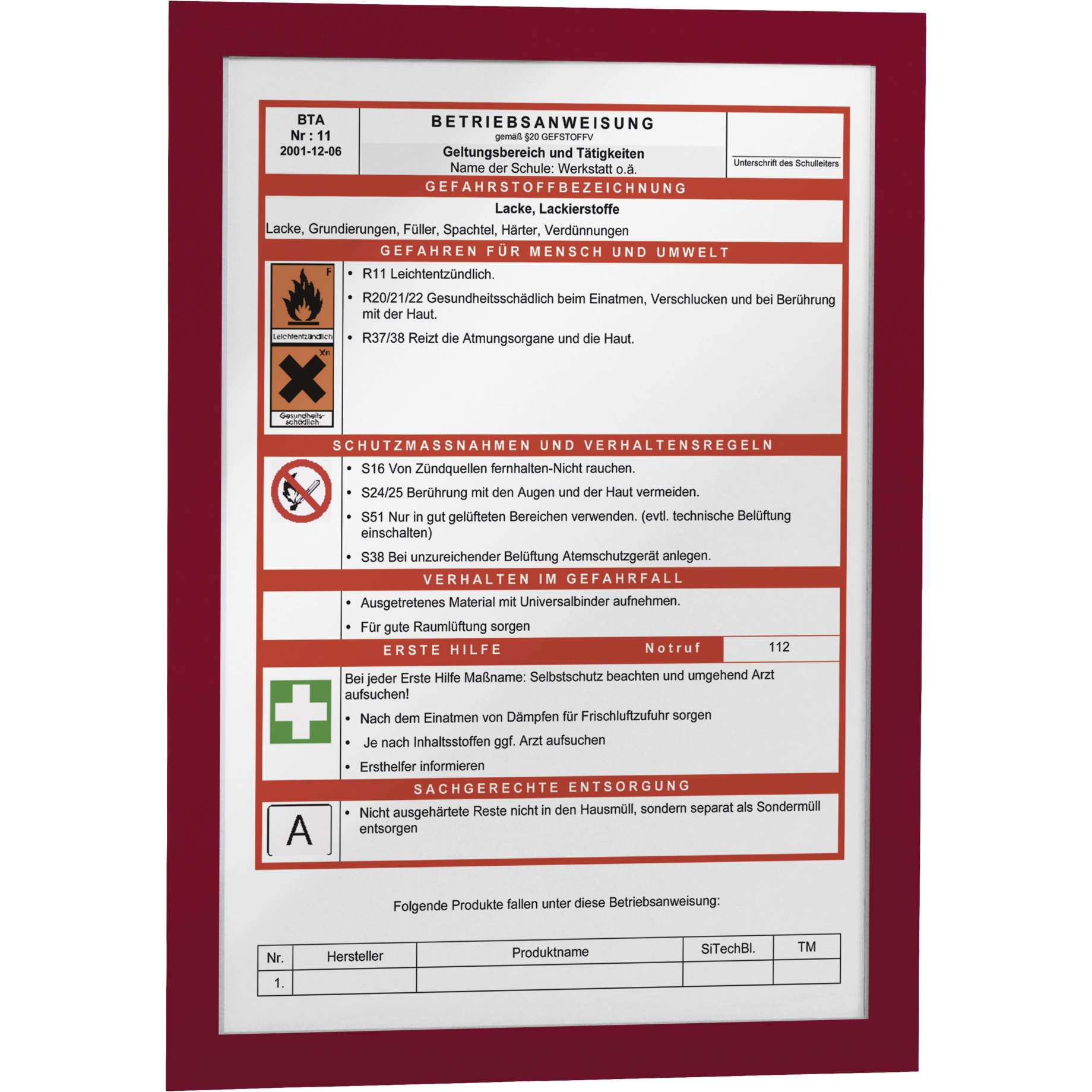Info-Rahmen DURAFRAME® Info-Rahmen DURAFRAME®