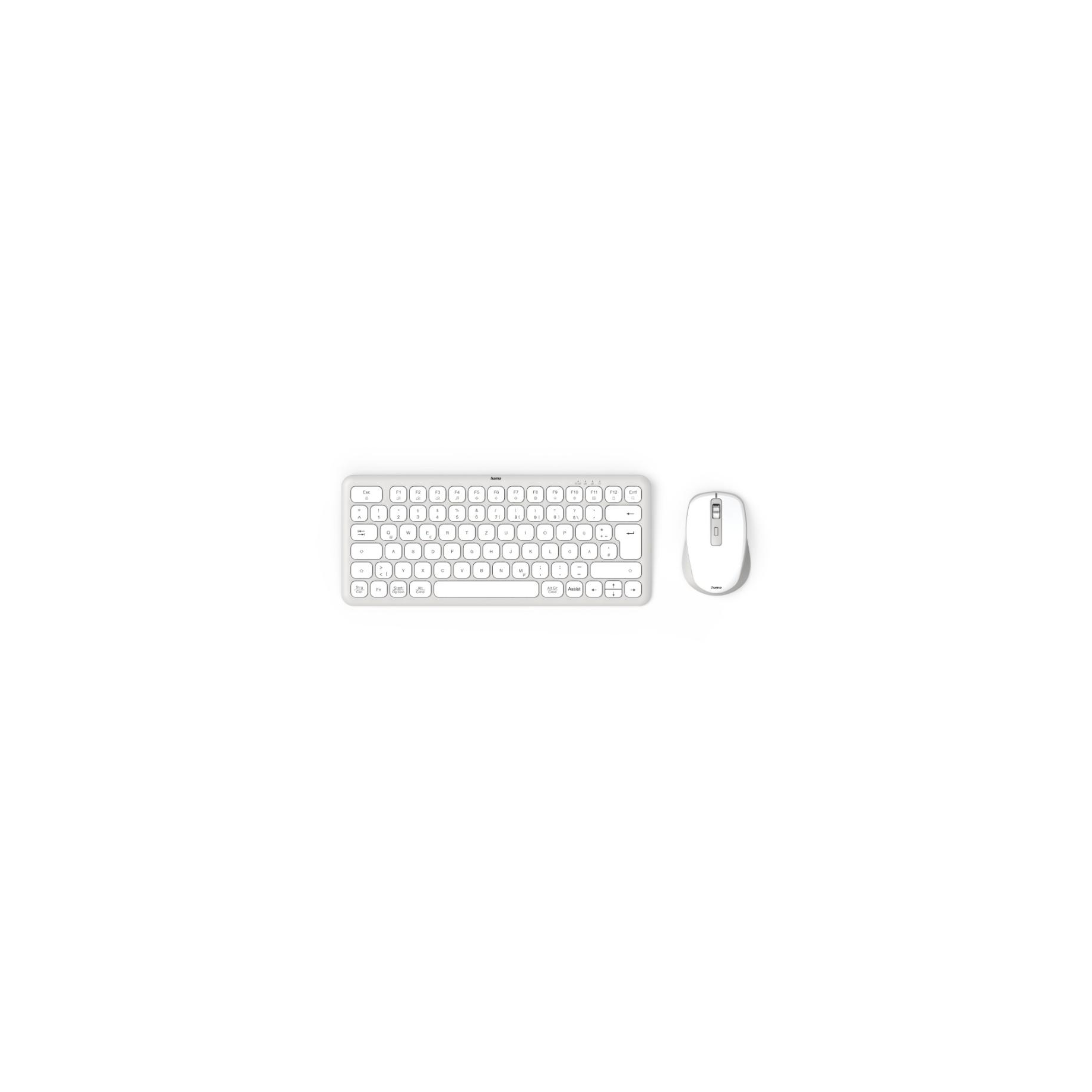 Multi-Device-Tastatur-Maus-Set "WKM-500", kabellos, klein