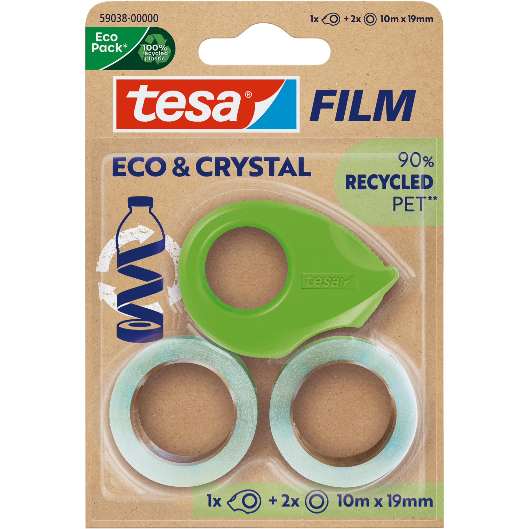 tesafilm eco & crystal inkl. Handabroller