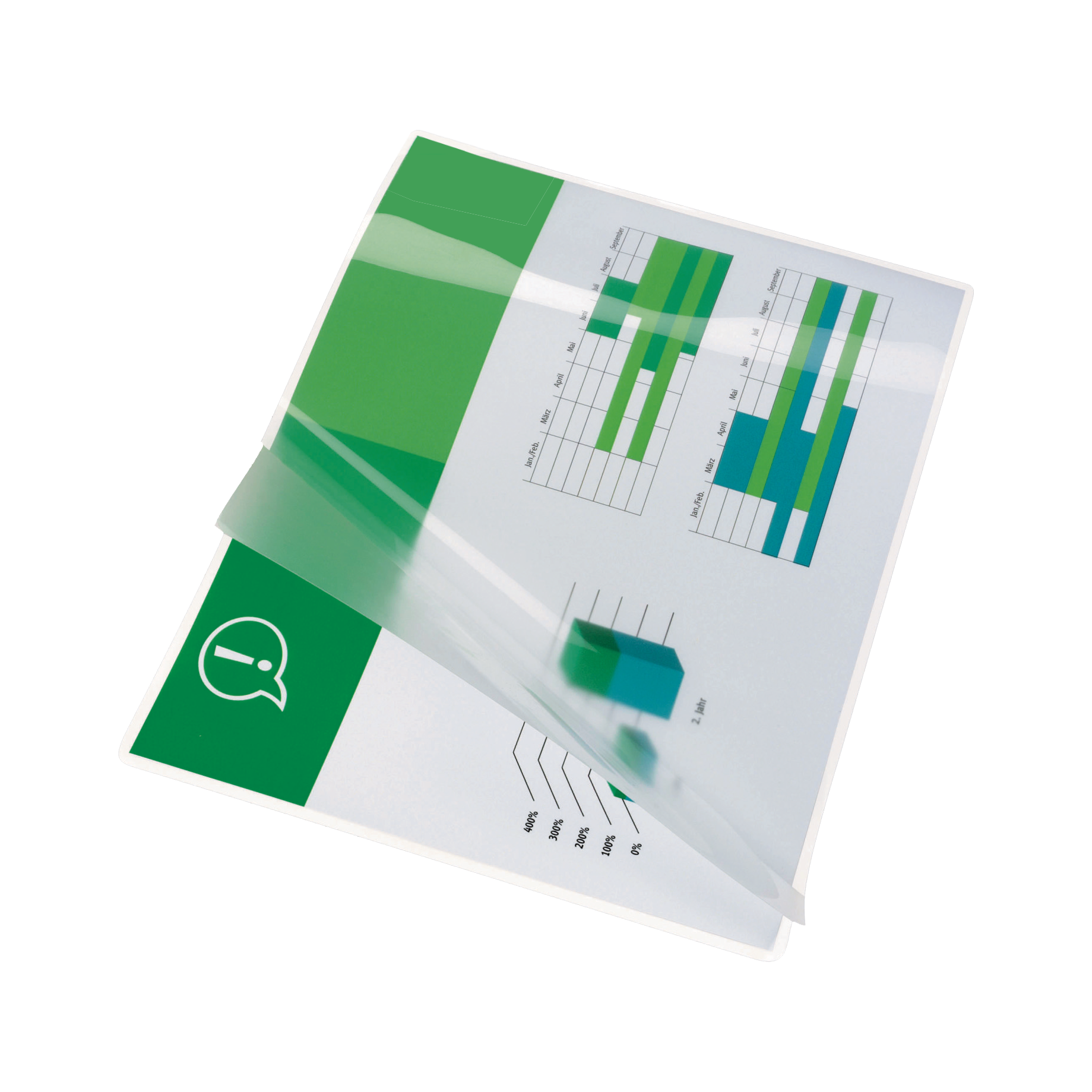 Heißlaminier-Folientasche DocumentPouch, glänzend