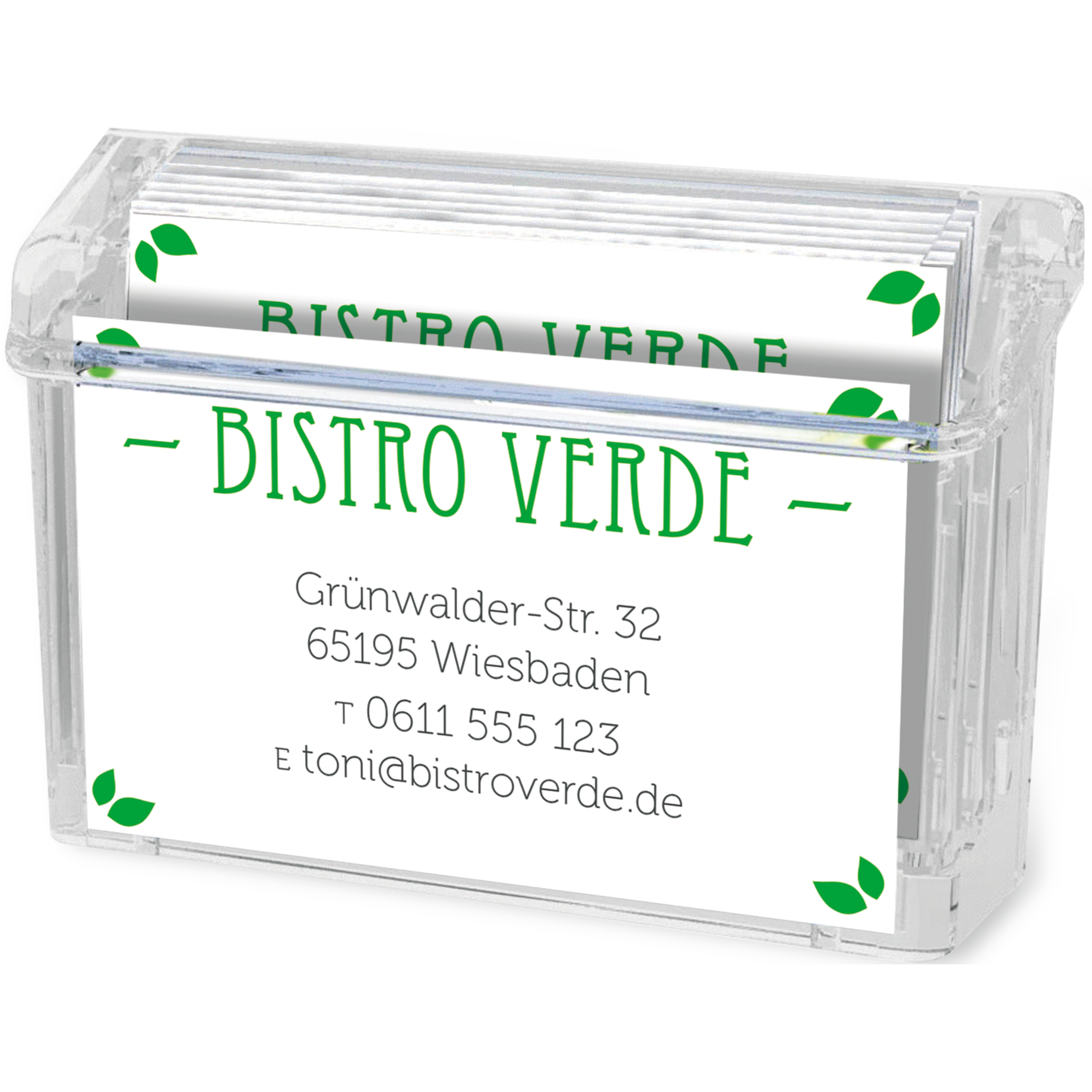Visitenkartenbox "Grab-a-Card", geschlossen