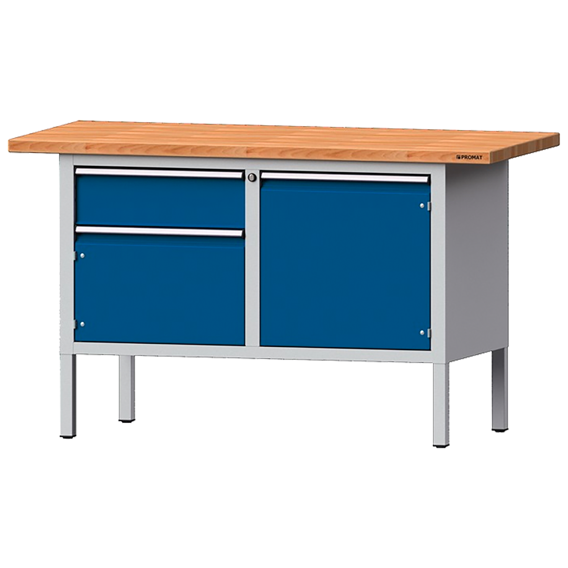 Werkbank, 1 Schublade 2 Türen, H 89 cm