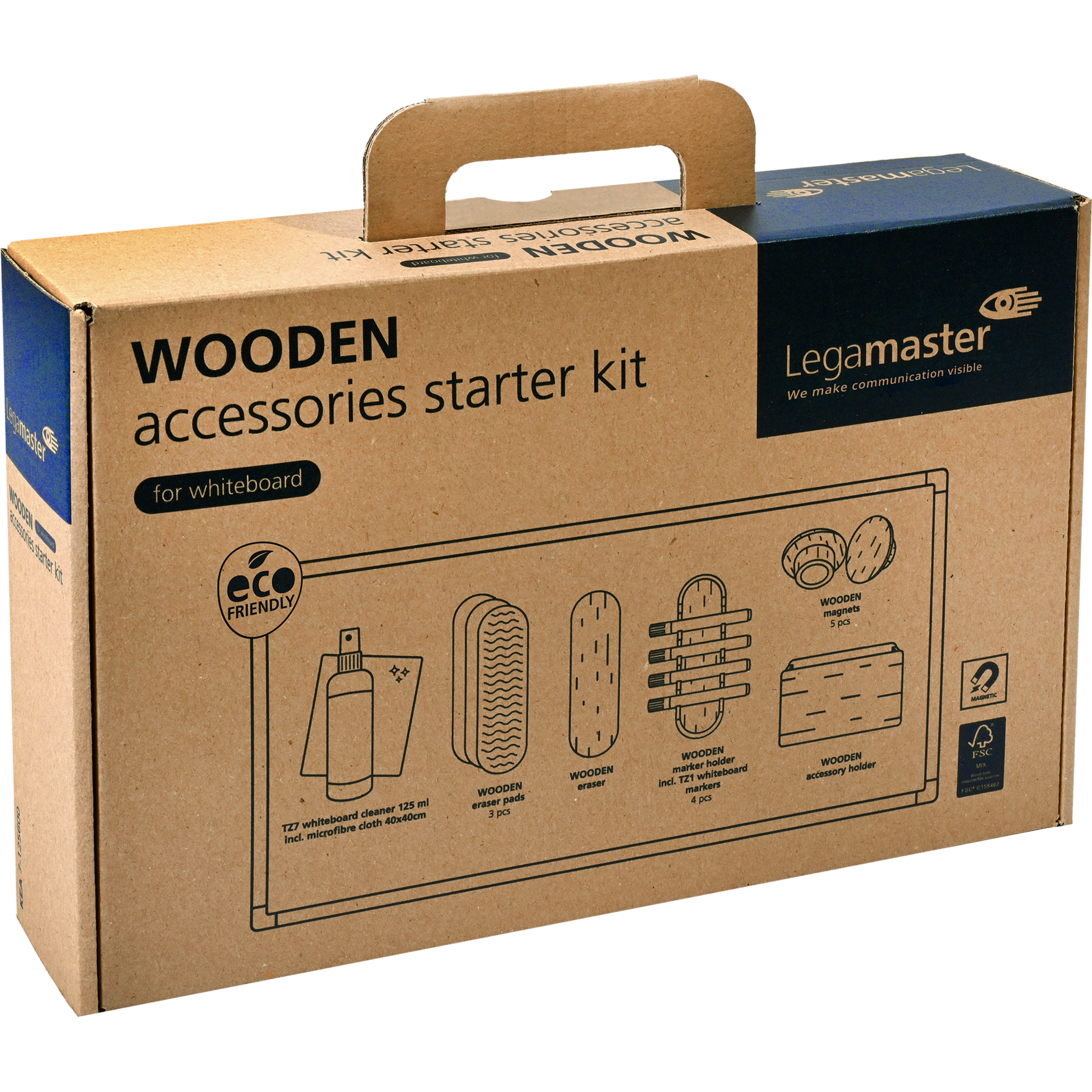 Whiteboard Zubehörset WOODEN