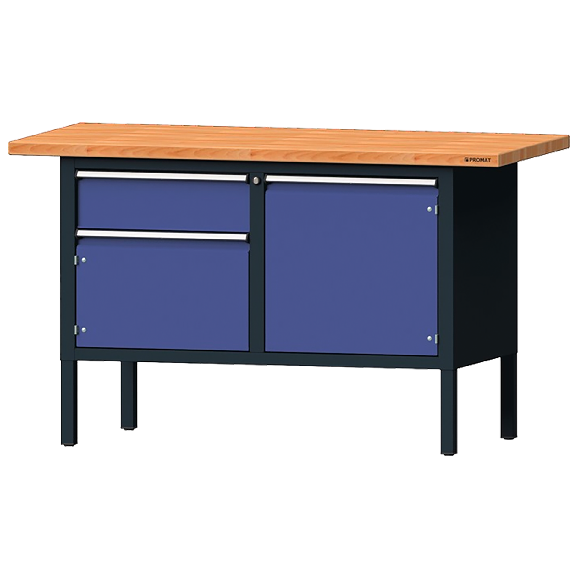 Werkbank, 1 Schublade 2 Türen, H 89 cm