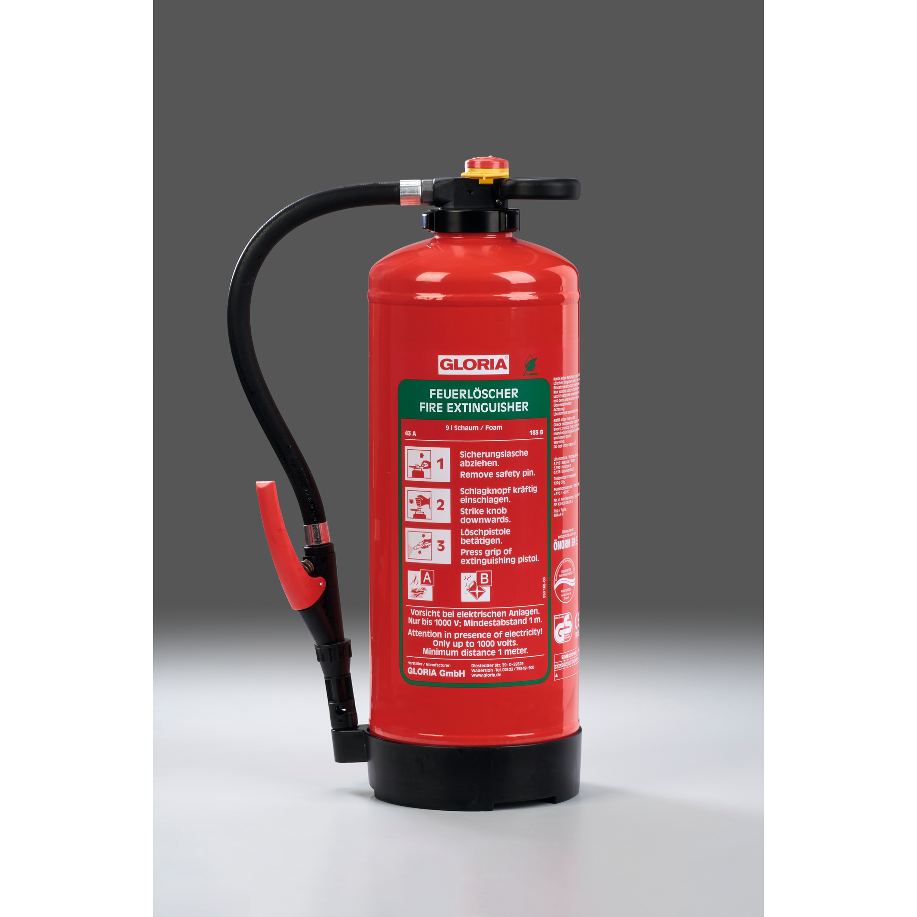 Bio-Schaumfeuerlöscher SKA+9 PRO