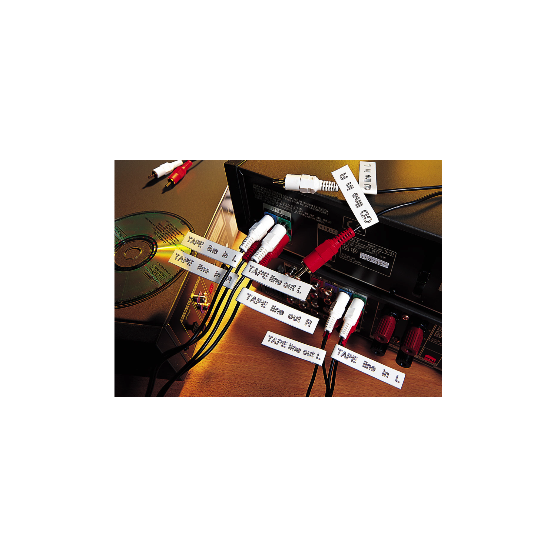 TZe-Schriftbandkassette für P-touch, laminiert TZe-Schriftbandkassette für P-touch, laminiert