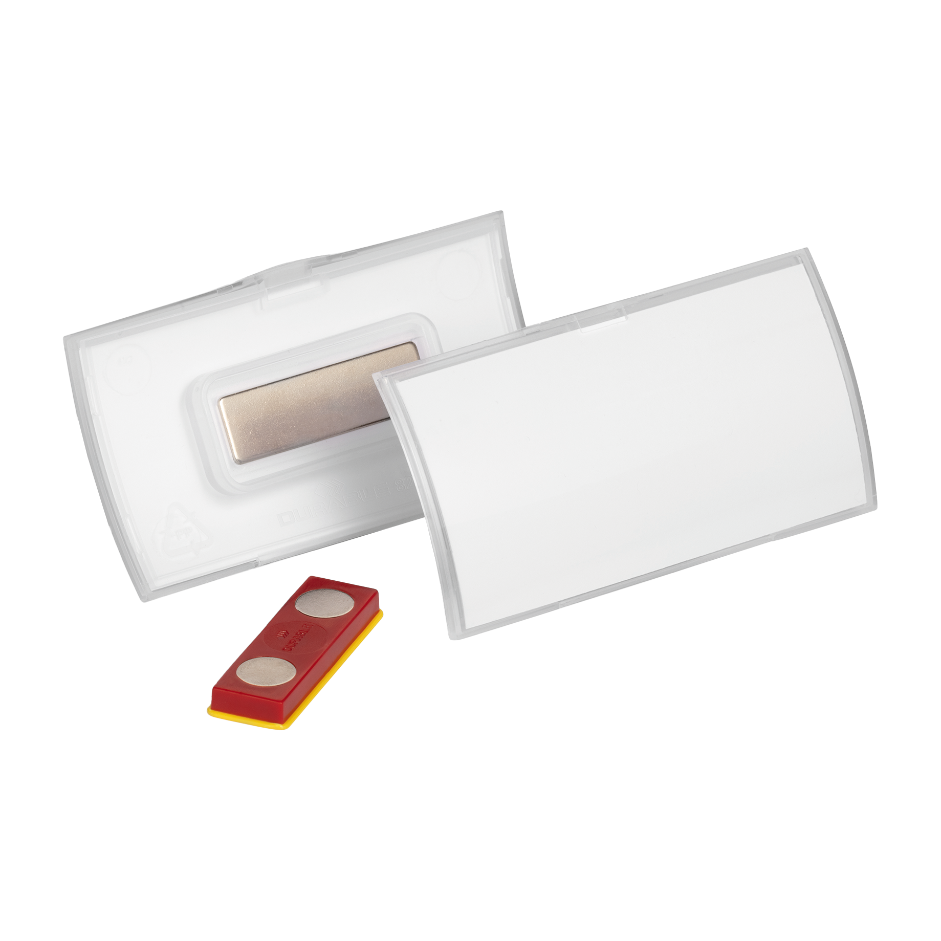 Namensschild CLICK FOLD mit Magnet, verdrehsicher