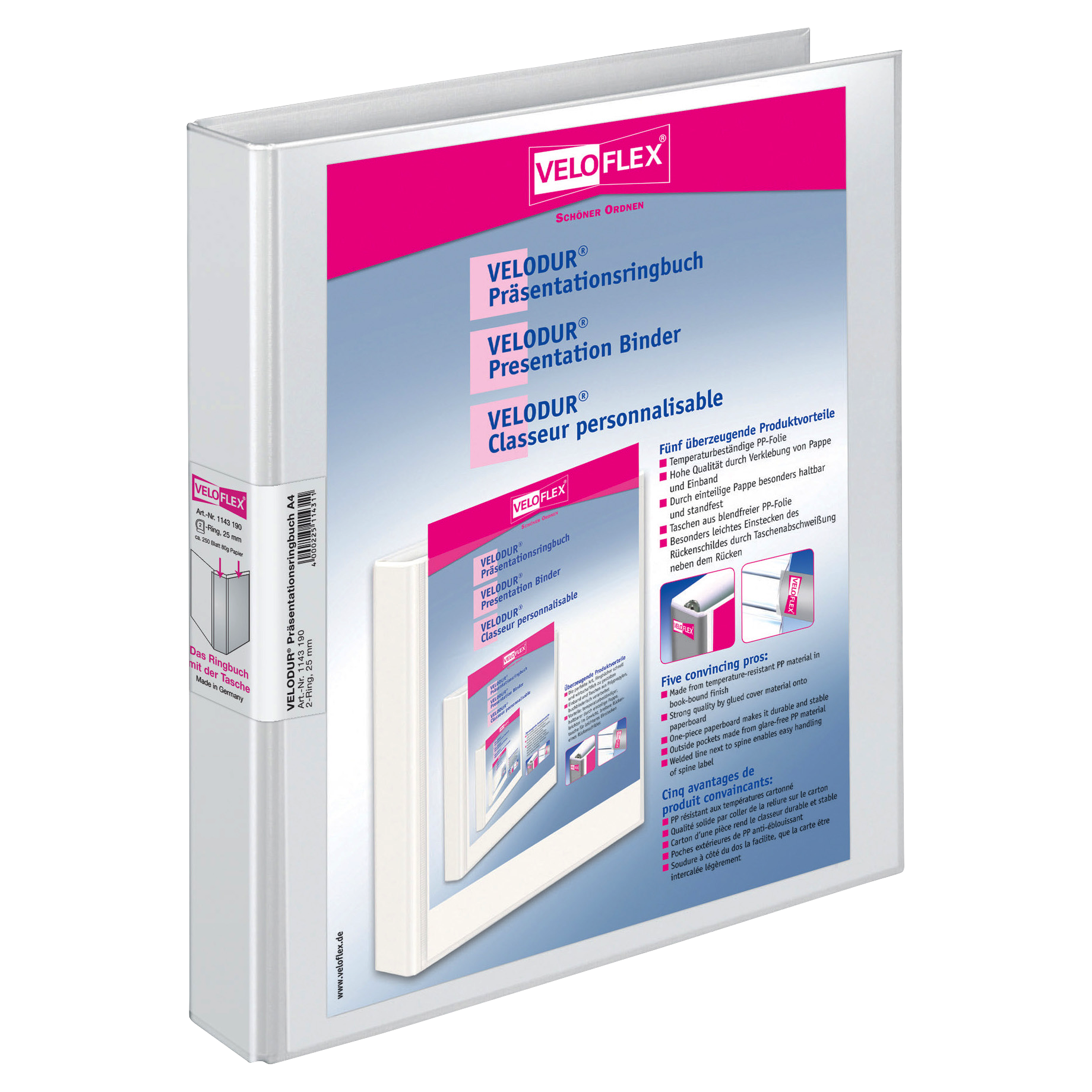 Präsentationsringbuch VELODUR®