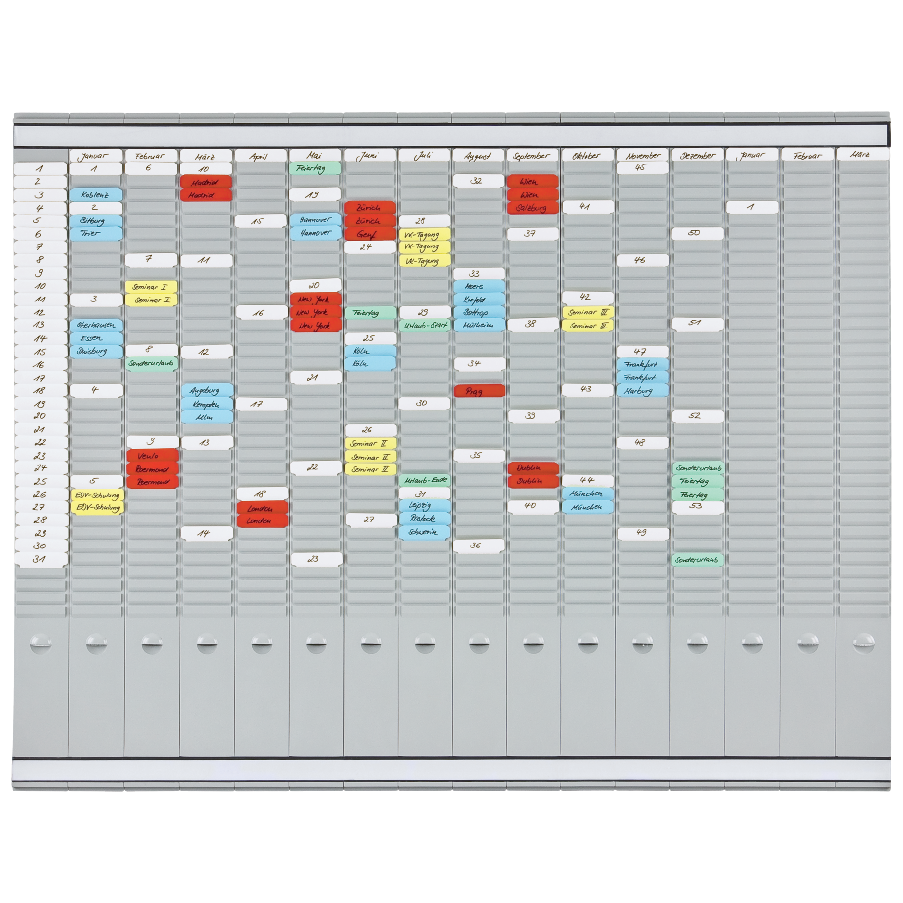 T-Kartentafel OfficePlaner