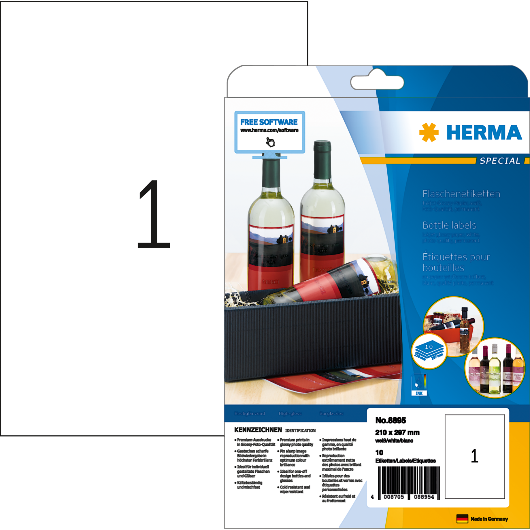 Inkjet-Etiketten SPECIAL, Inkjet-Glossy