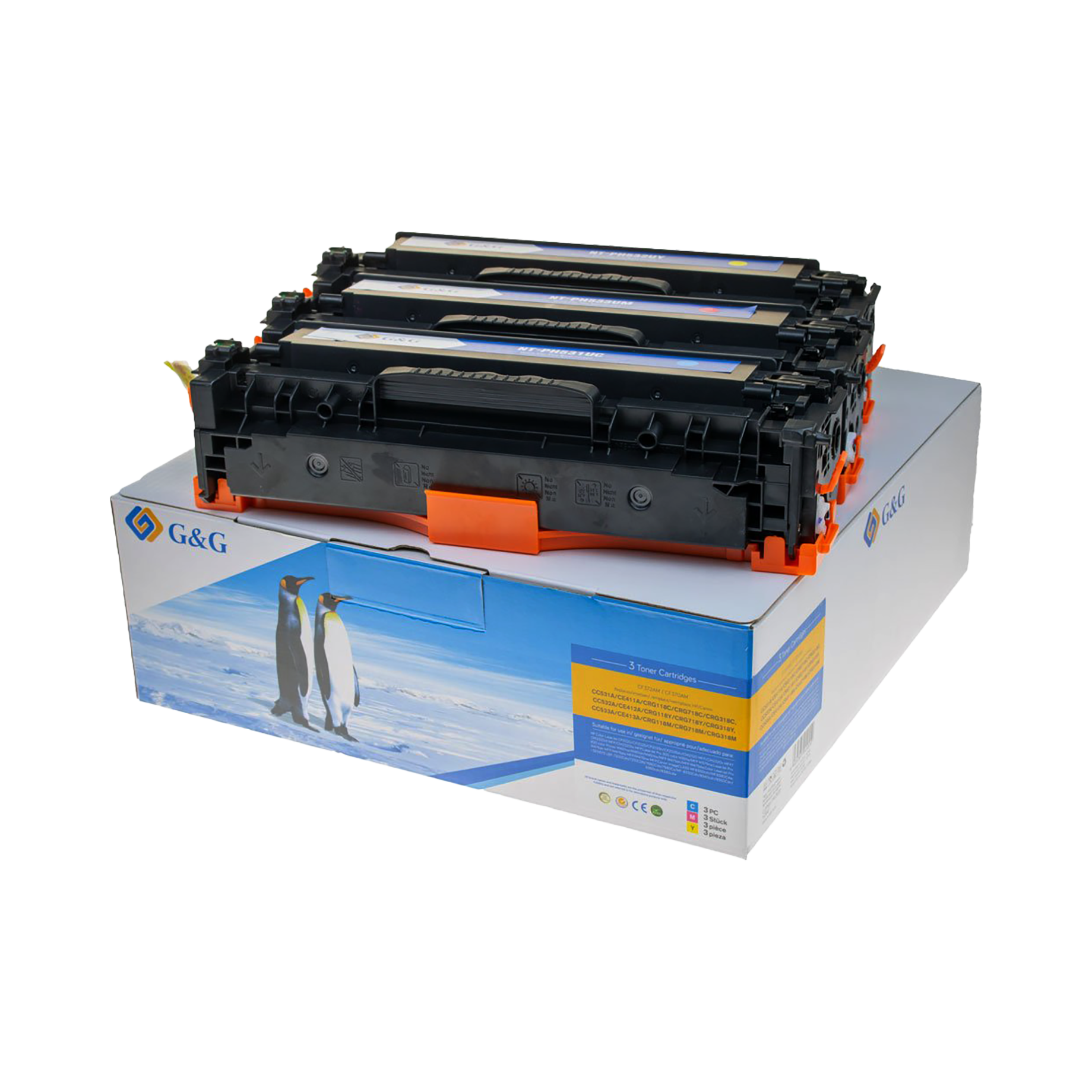 Toner kompatibel zu HP 125A/128A/131A, Canon 716
