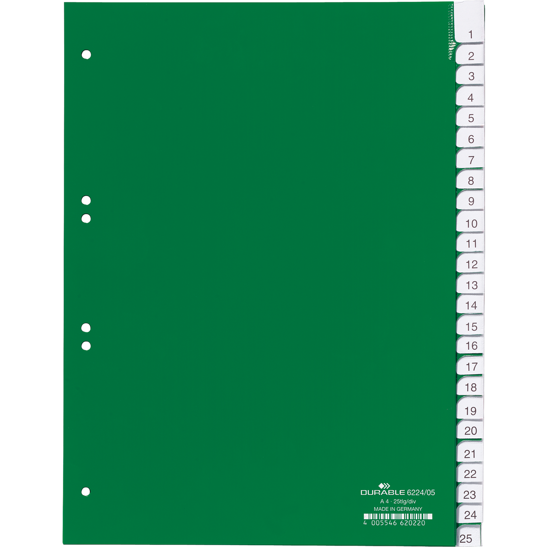 Blanko-Register, Kunststoff